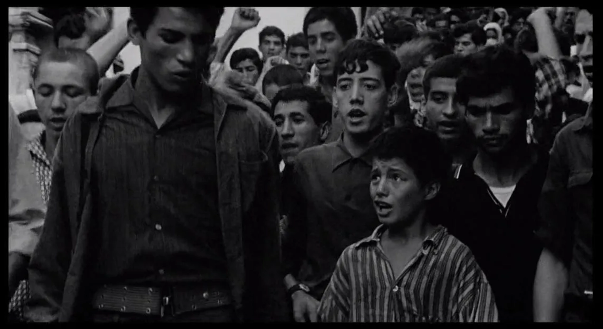 Mohamed Ben Kassen and Brahim Hadjadj in The Battle of Algiers (1966)