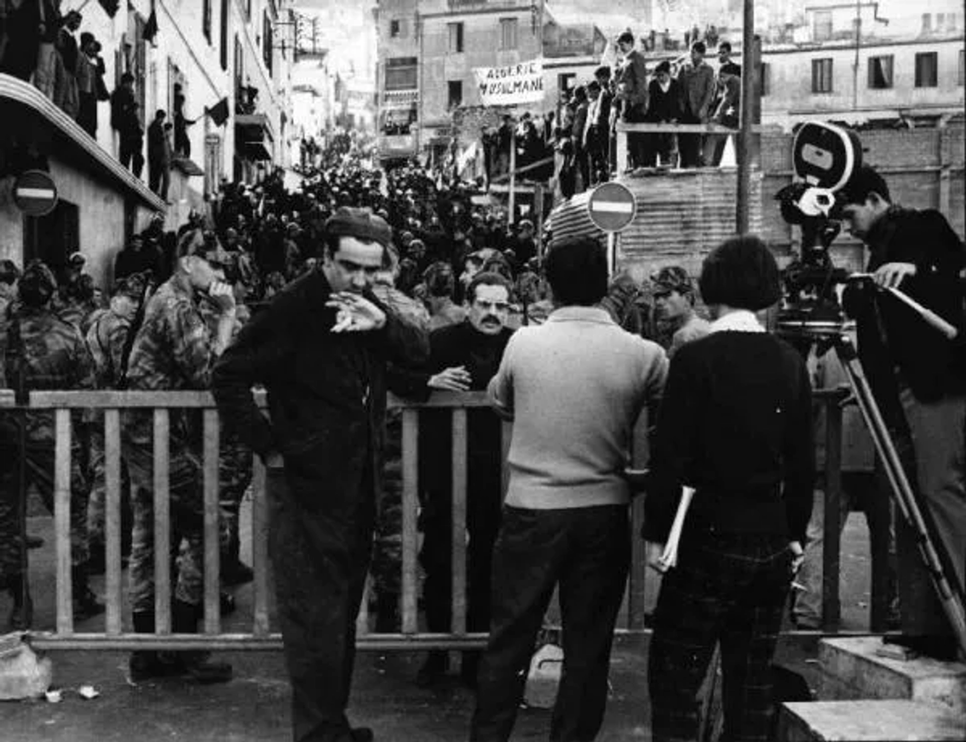 Gillo Pontecorvo in The Battle of Algiers (1966)