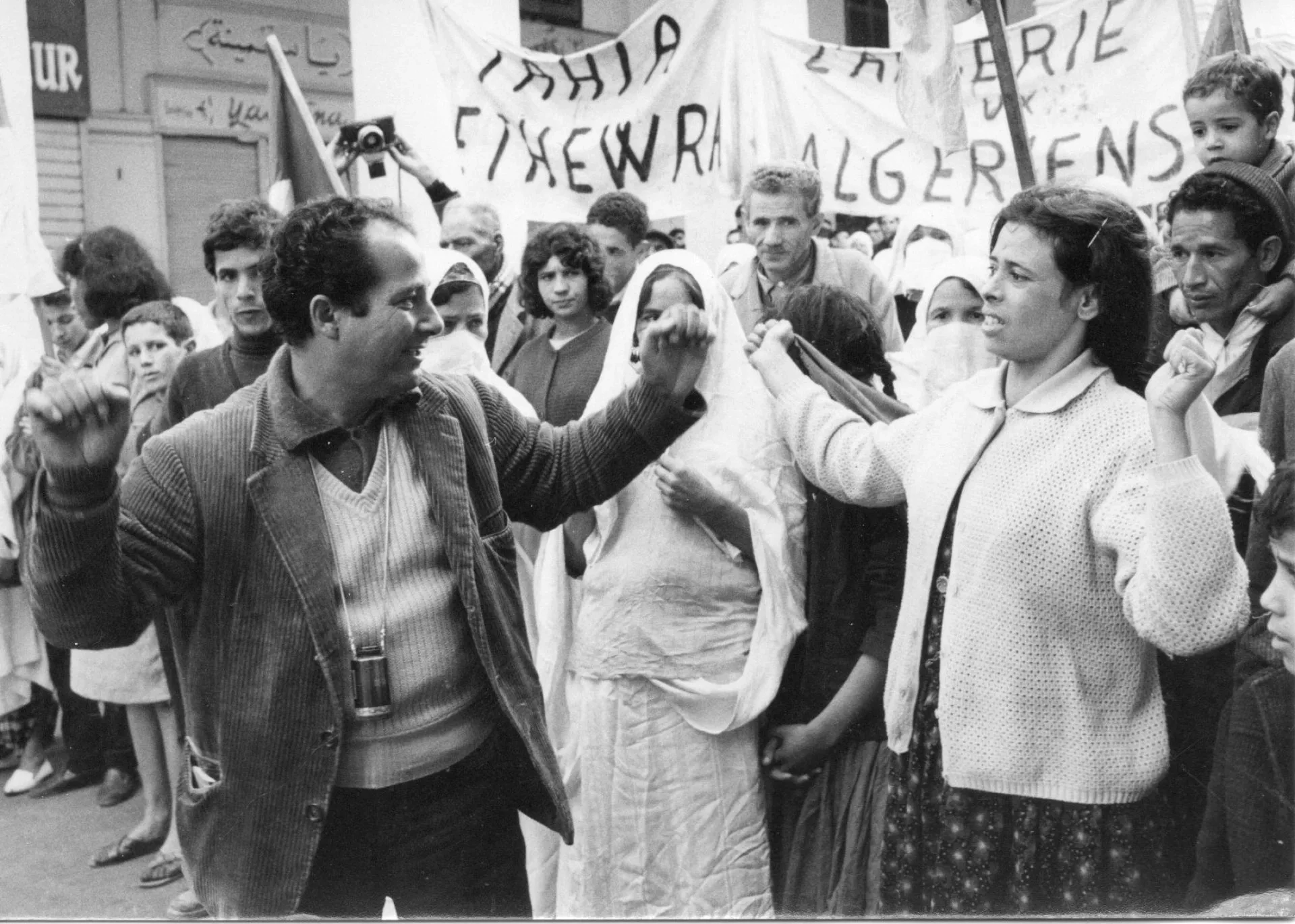 Gillo Pontecorvo in The Battle of Algiers (1966)