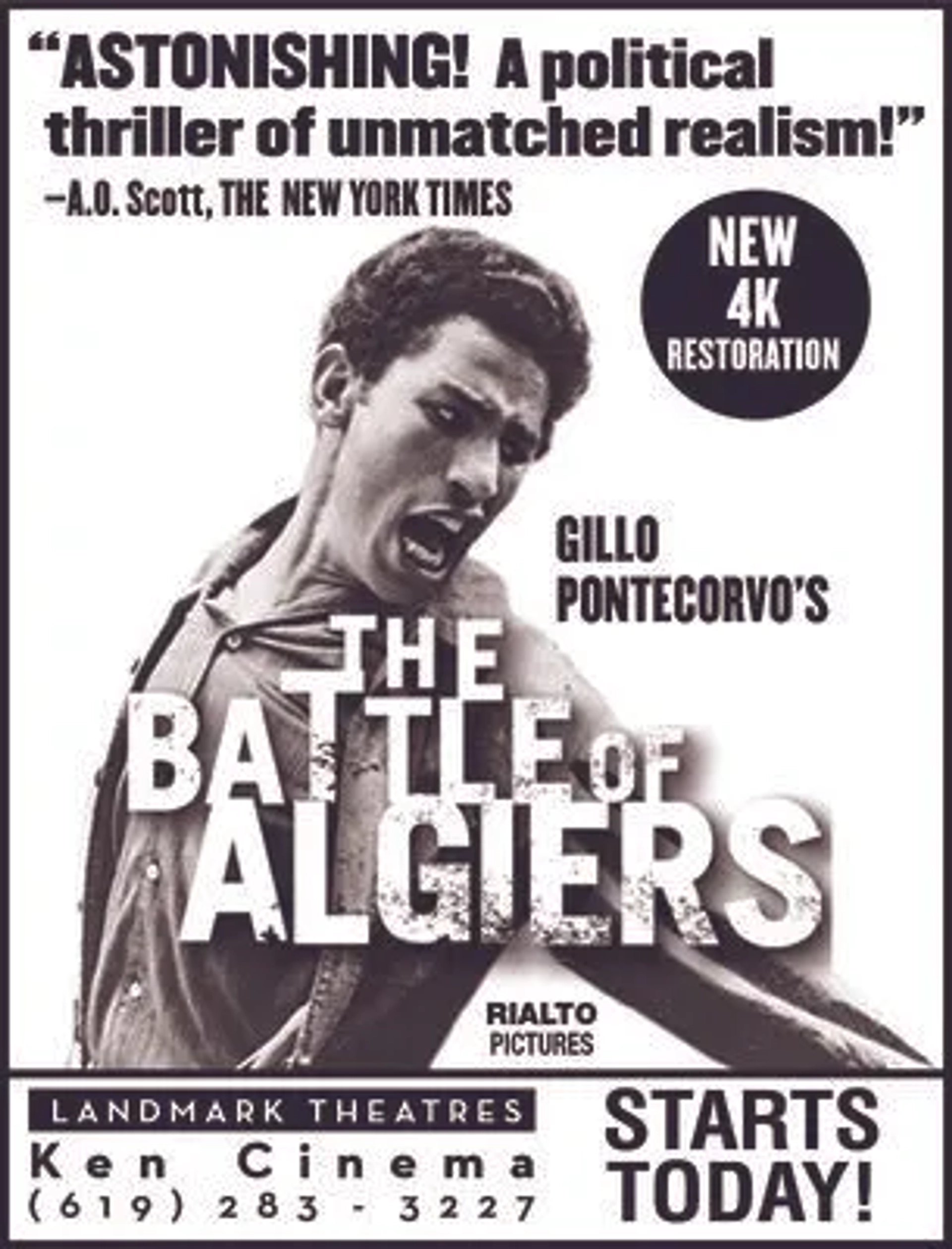 Brahim Hadjadj in The Battle of Algiers (1966)