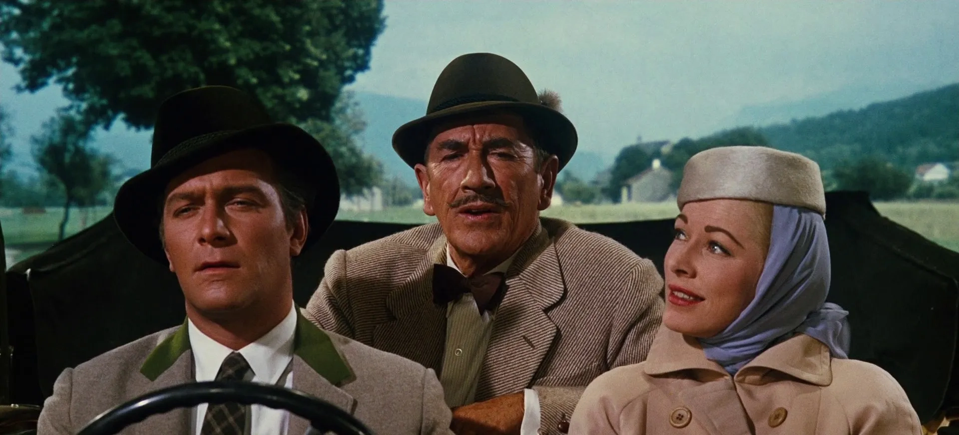 Christopher Plummer, Richard Haydn, and Eleanor Parker in The Sound of Music (1965)