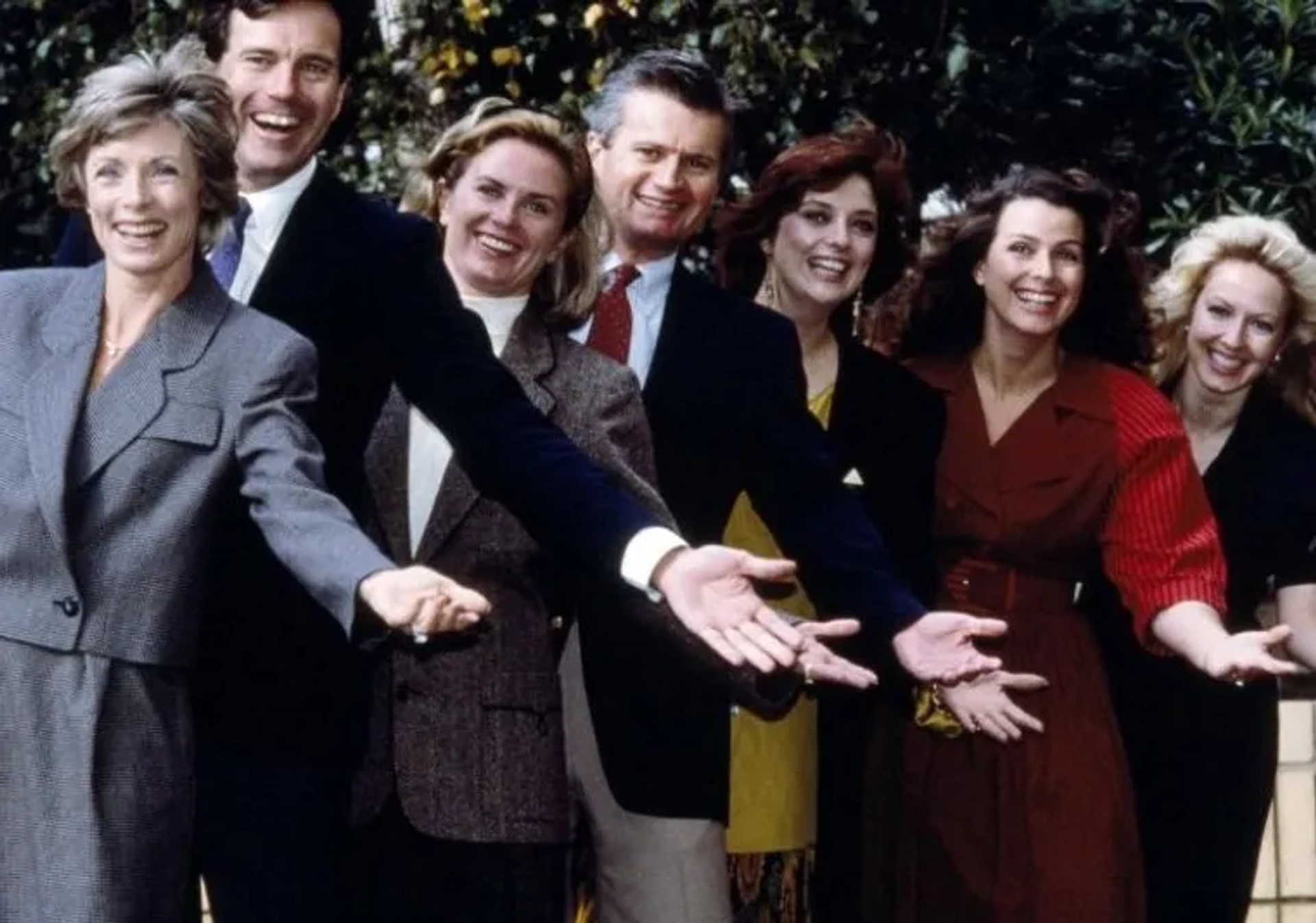 Charmian Carr, Angela Cartwright, Duane Chase, Nicholas Hammond, Kym Karath, Heather Menzies-Urich, and Debbie Turner at an event for The Sound of Music (1965)