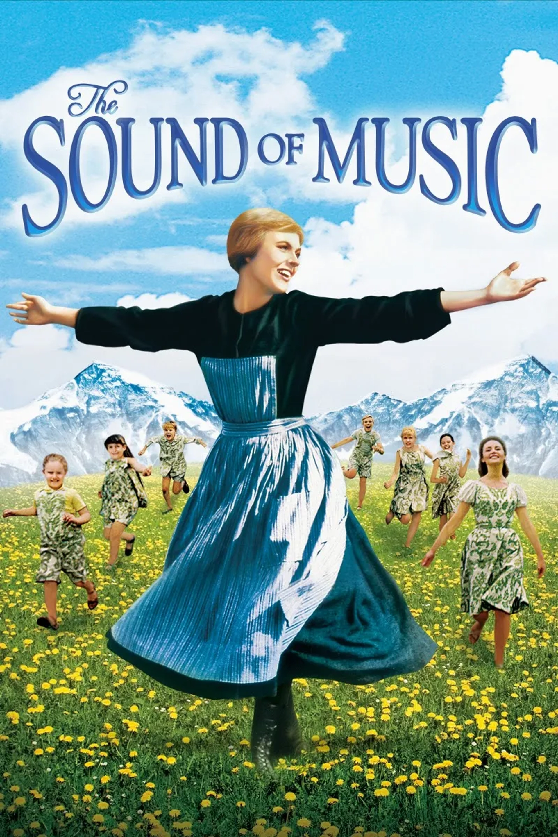 Julie Andrews, Charmian Carr, Angela Cartwright, Duane Chase, Nicholas Hammond, Kym Karath, Heather Menzies-Urich, and Debbie Turner in The Sound of Music (1965)