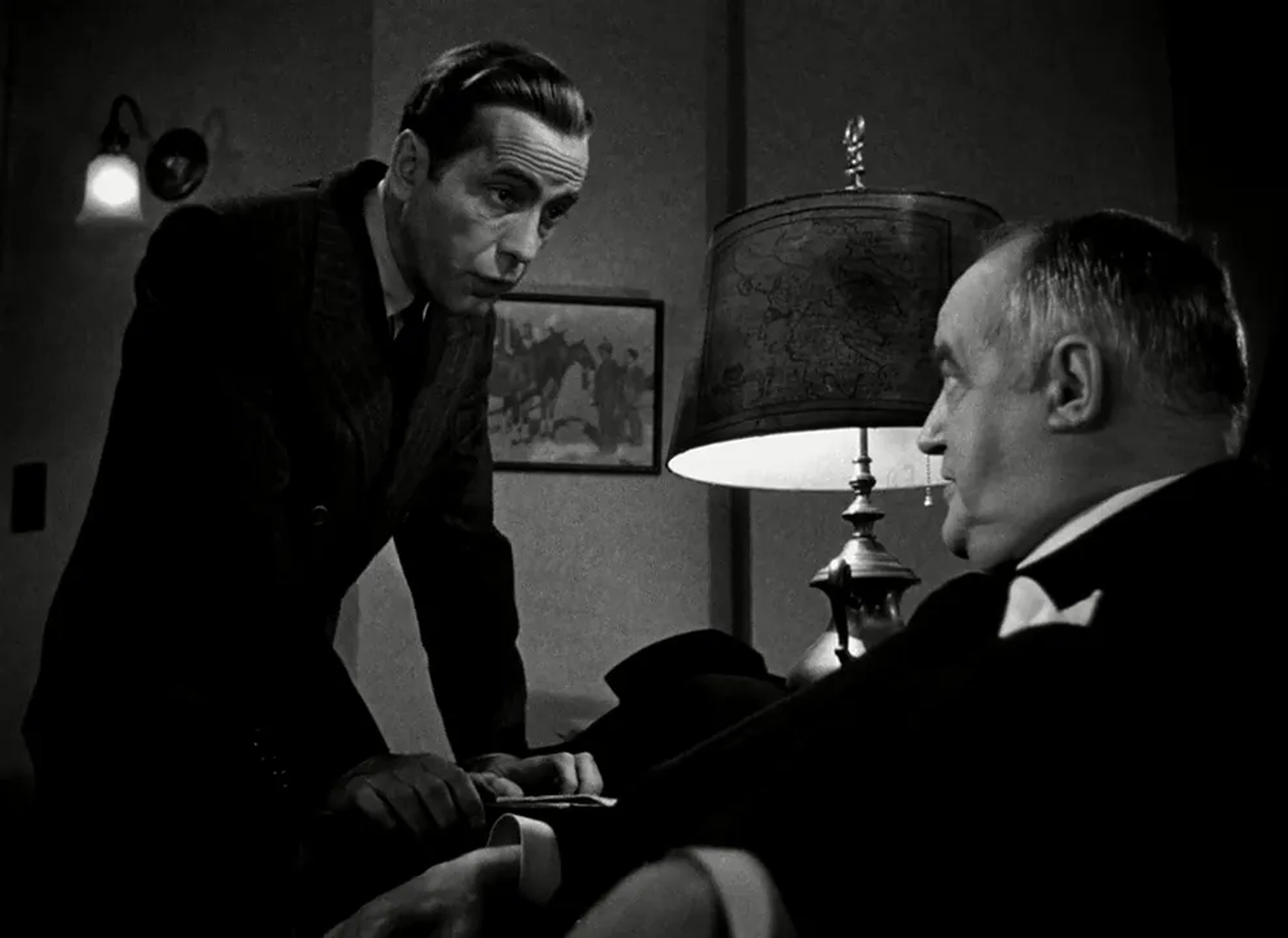 Humphrey Bogart and Sydney Greenstreet in The Maltese Falcon (1941)