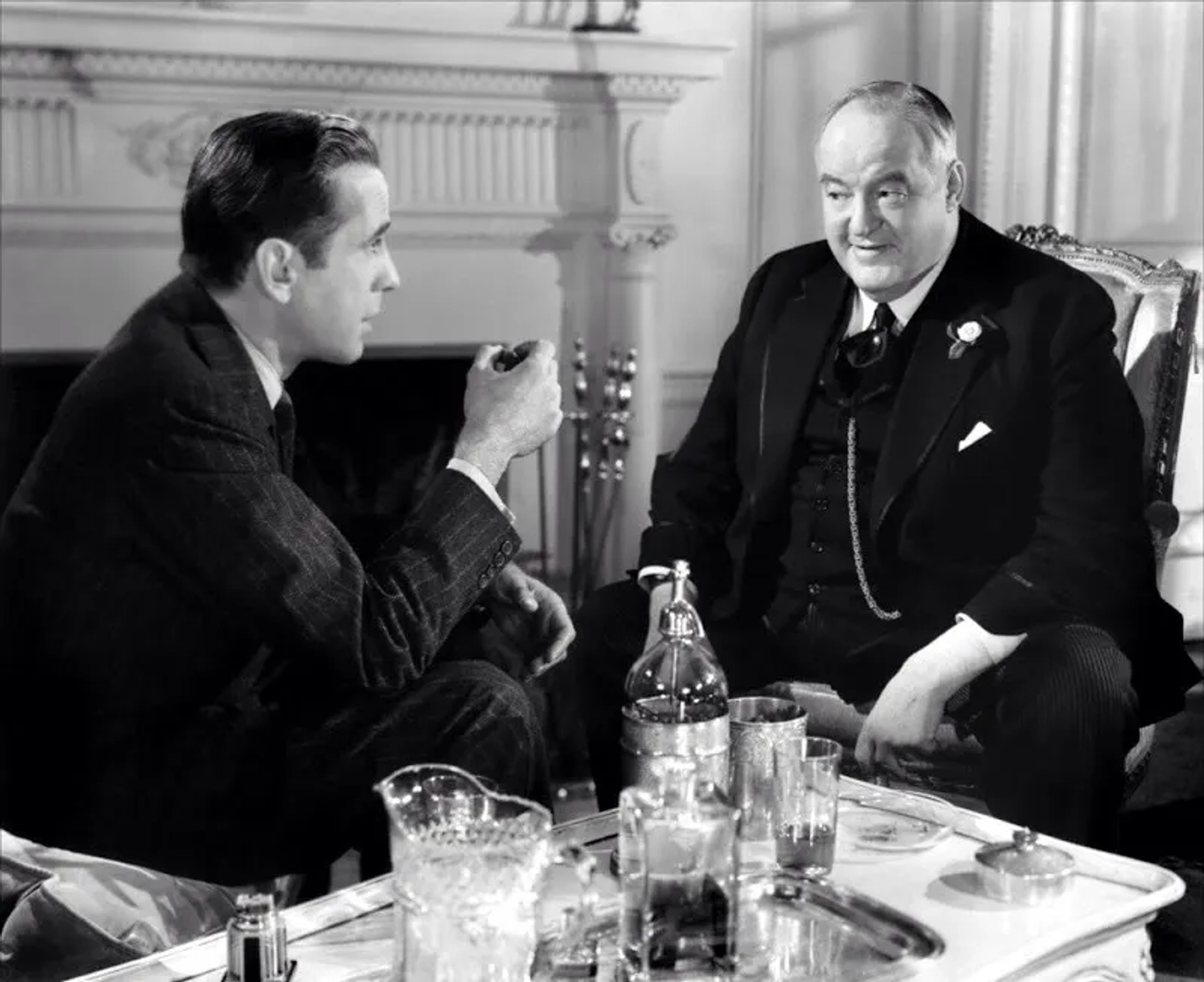 Humphrey Bogart and Sydney Greenstreet in The Maltese Falcon (1941)