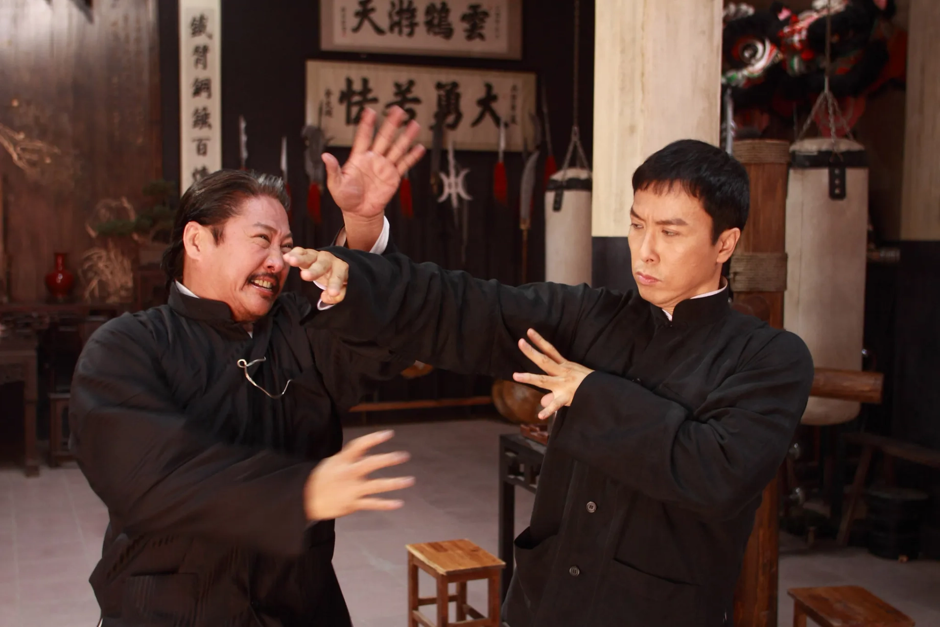 Sammo Kam-Bo Hung and Donnie Yen in Ip Man 2 (2010)