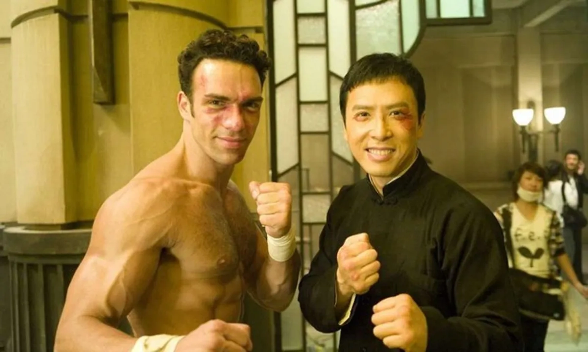 Darren Shahlavi and Donnie Yen in Ip Man 2 (2010)