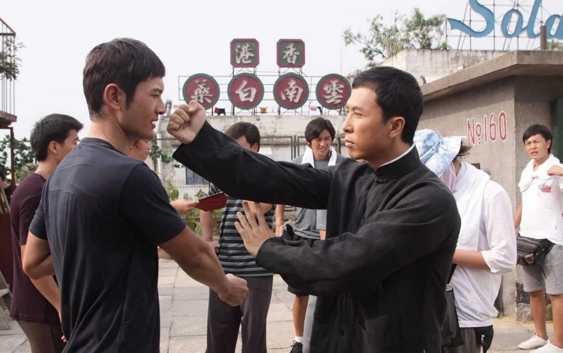 Donnie Yen and Xiaoming Huang in Ip Man 2 (2010)