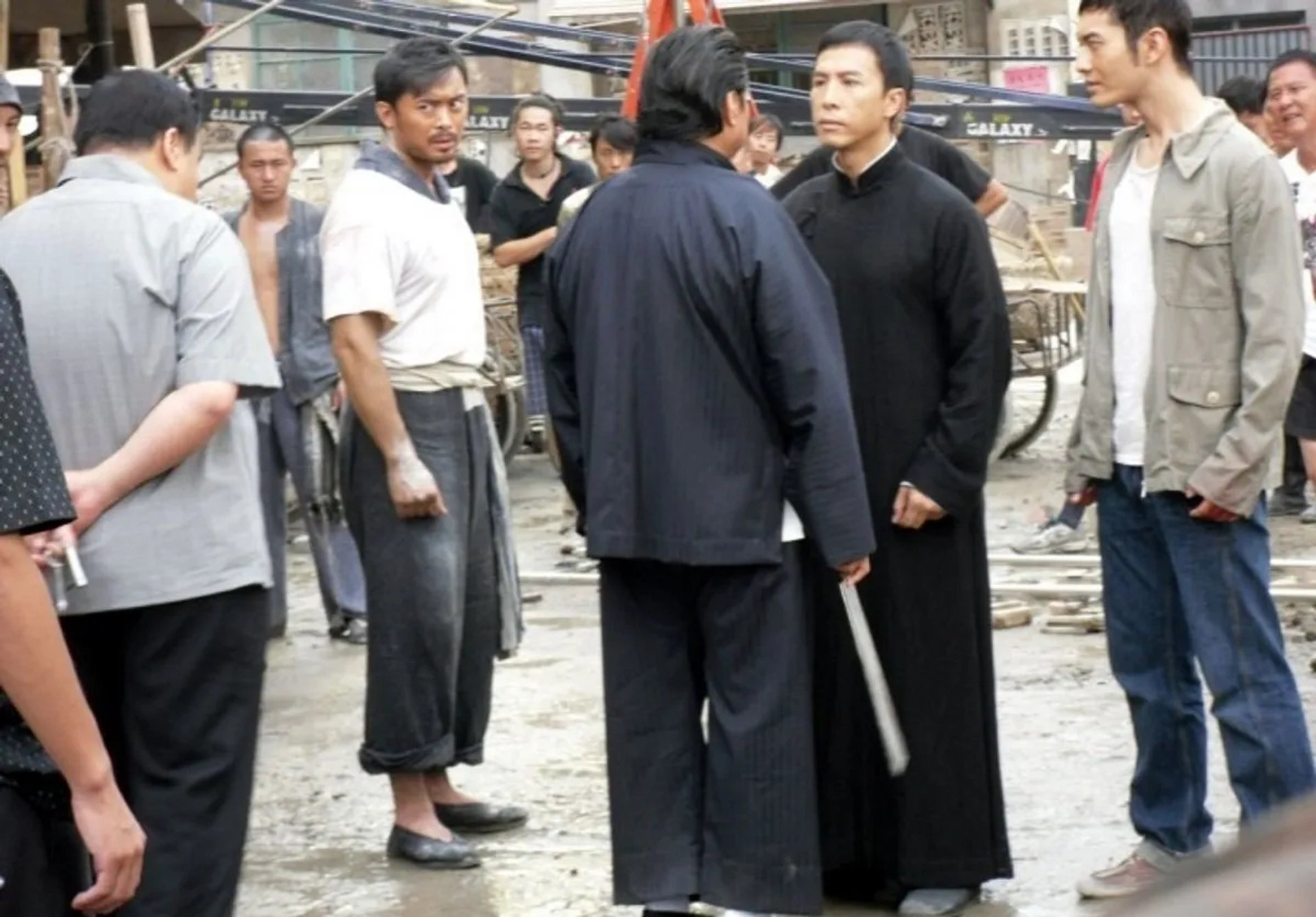 Sammo Kam-Bo Hung, Kent Cheng, Siu-Wong Fan, Donnie Yen, and Xiaoming Huang in Ip Man 2 (2010)