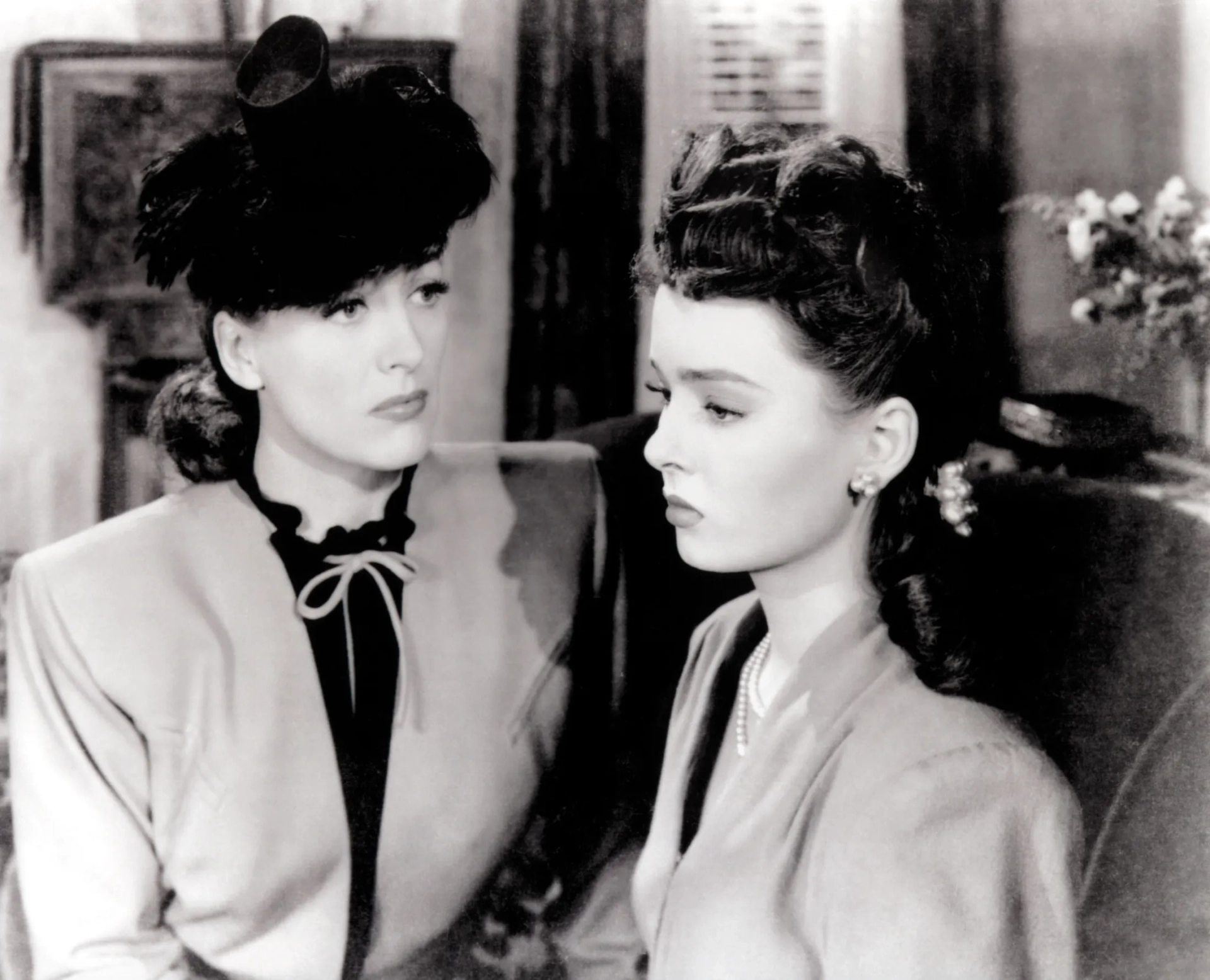 Joan Crawford and Ann Blyth in Mildred Pierce (1945)