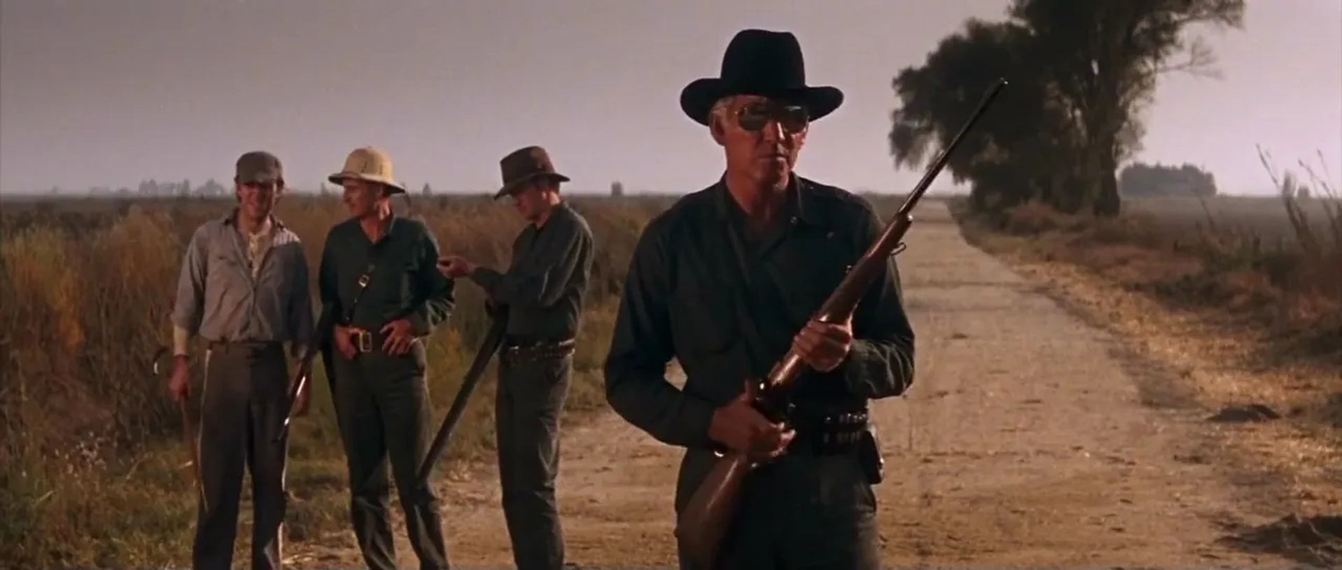 Anthony Zerbe, Luke Askew, Charles Tyner, and Morgan Woodward in Cool Hand Luke (1967)