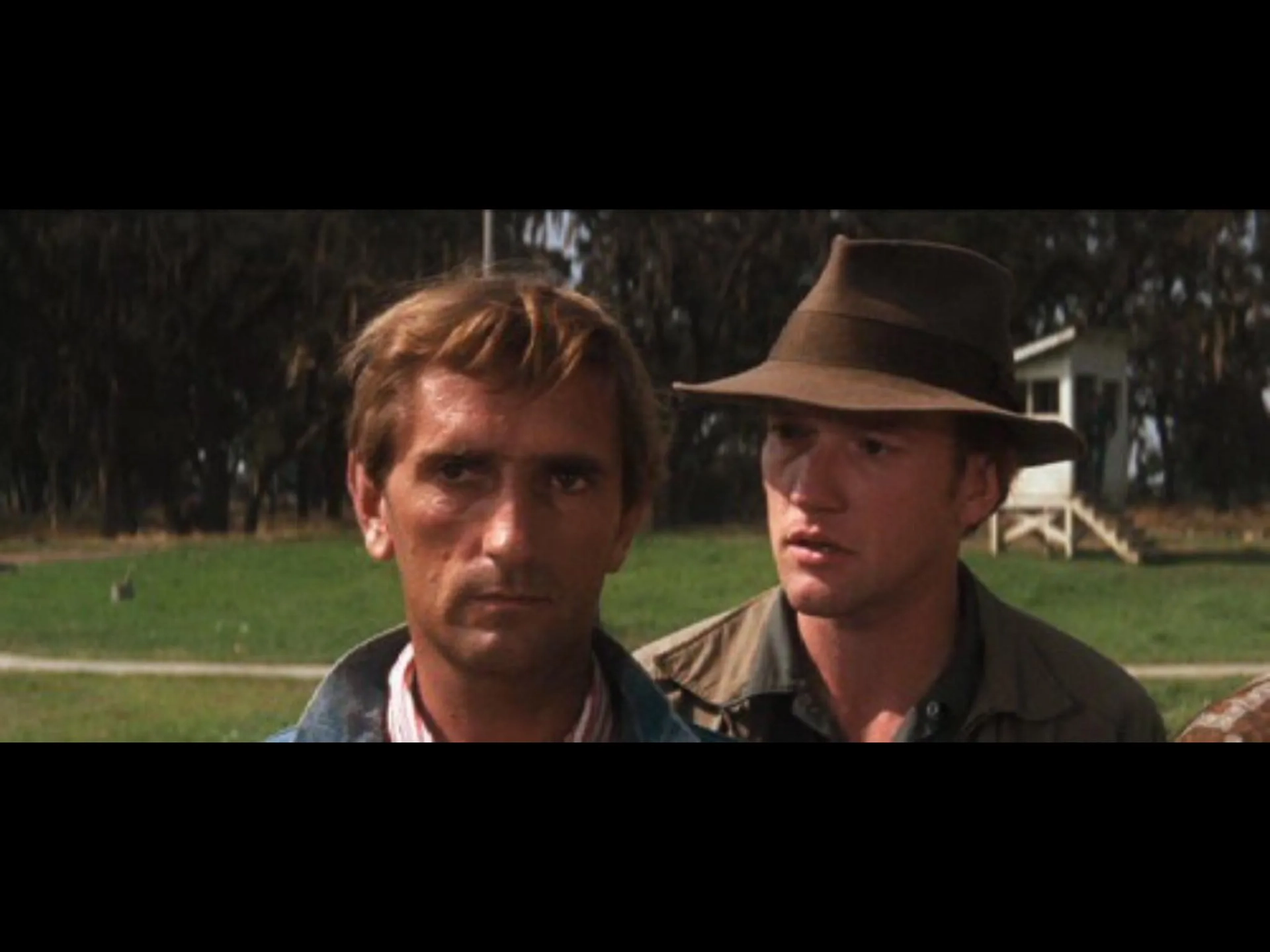 Harry Dean Stanton and Luke Askew in Cool Hand Luke (1967)