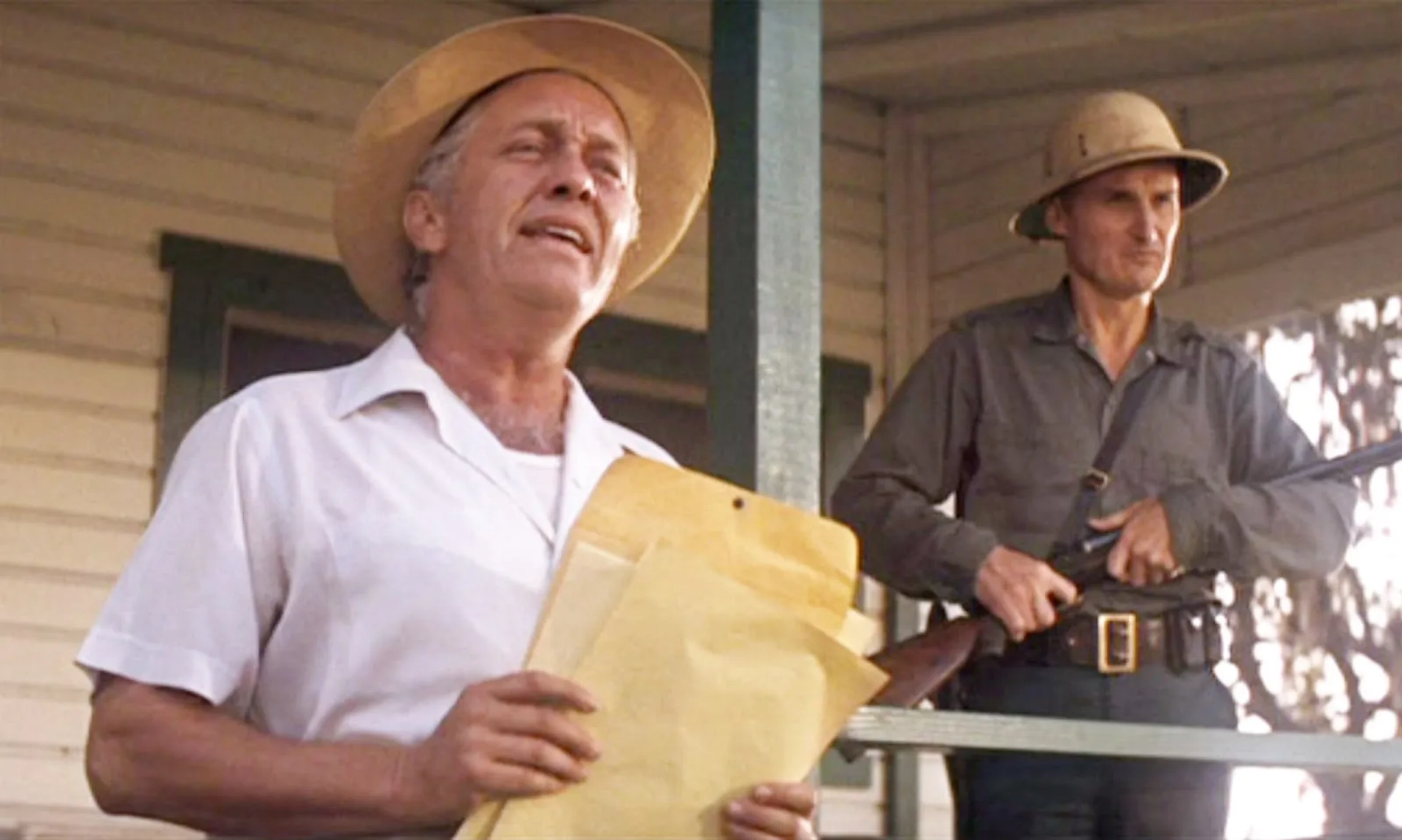 Strother Martin and Charles Tyner in Cool Hand Luke (1967)