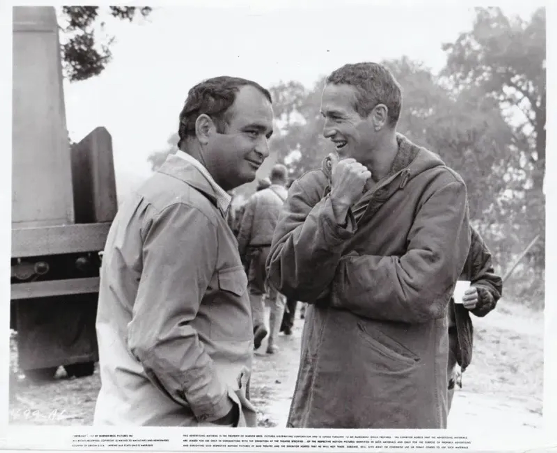 Paul Newman and Stuart Rosenberg in Cool Hand Luke (1967)