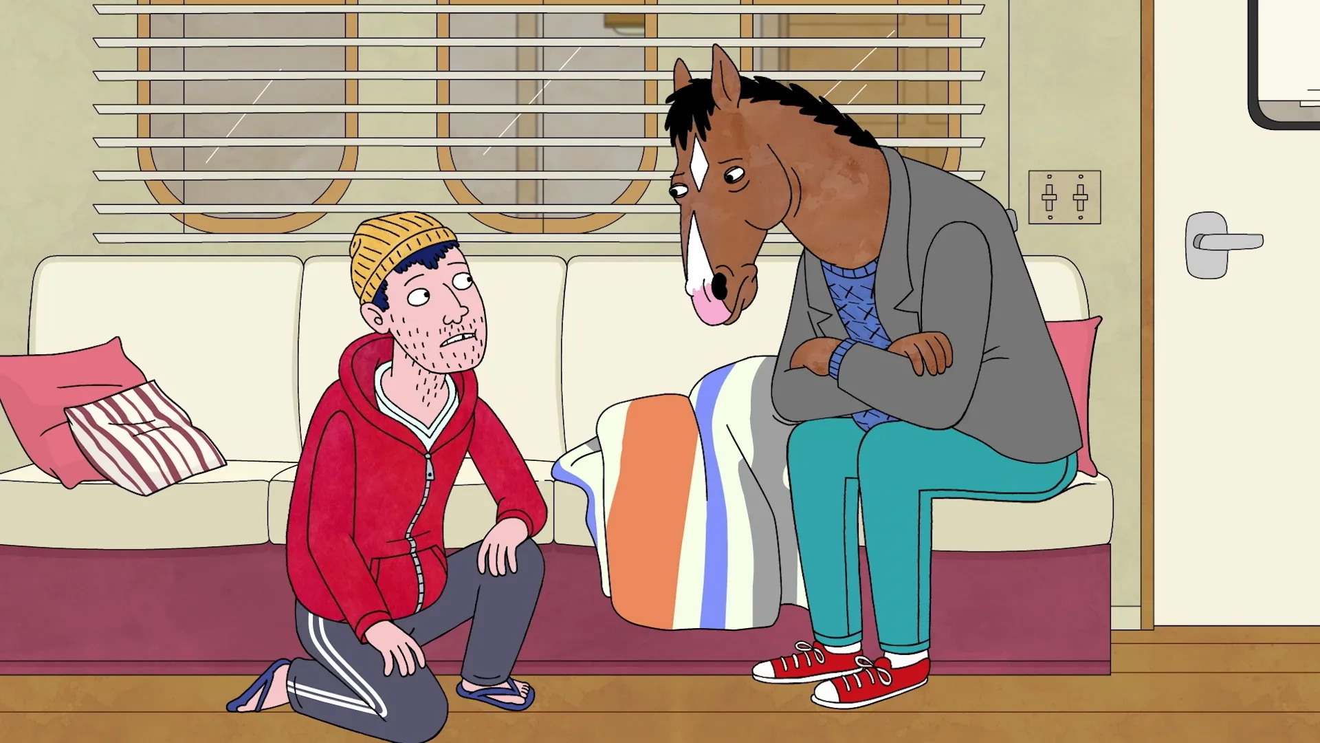 Will Arnett and Aaron Paul in BoJack Horseman (2014)