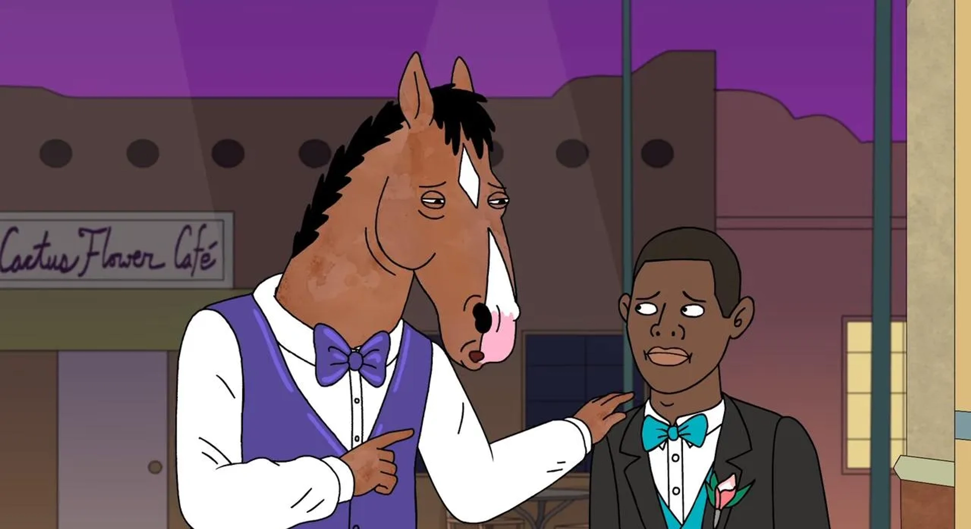 Will Arnett and Jermaine Fowler in BoJack Horseman (2014)