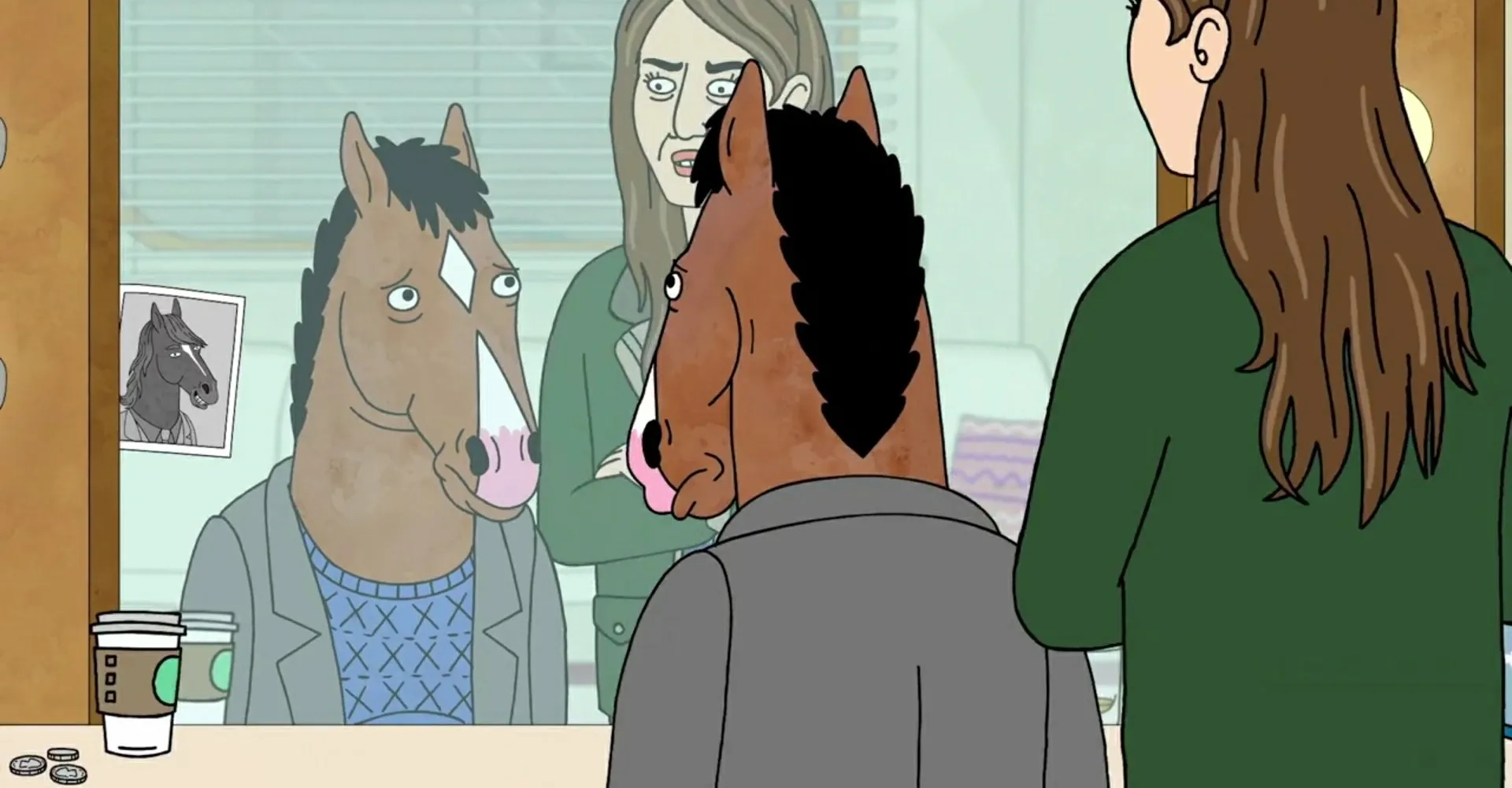 Will Arnett and Maria Bamford in BoJack Horseman (2014)