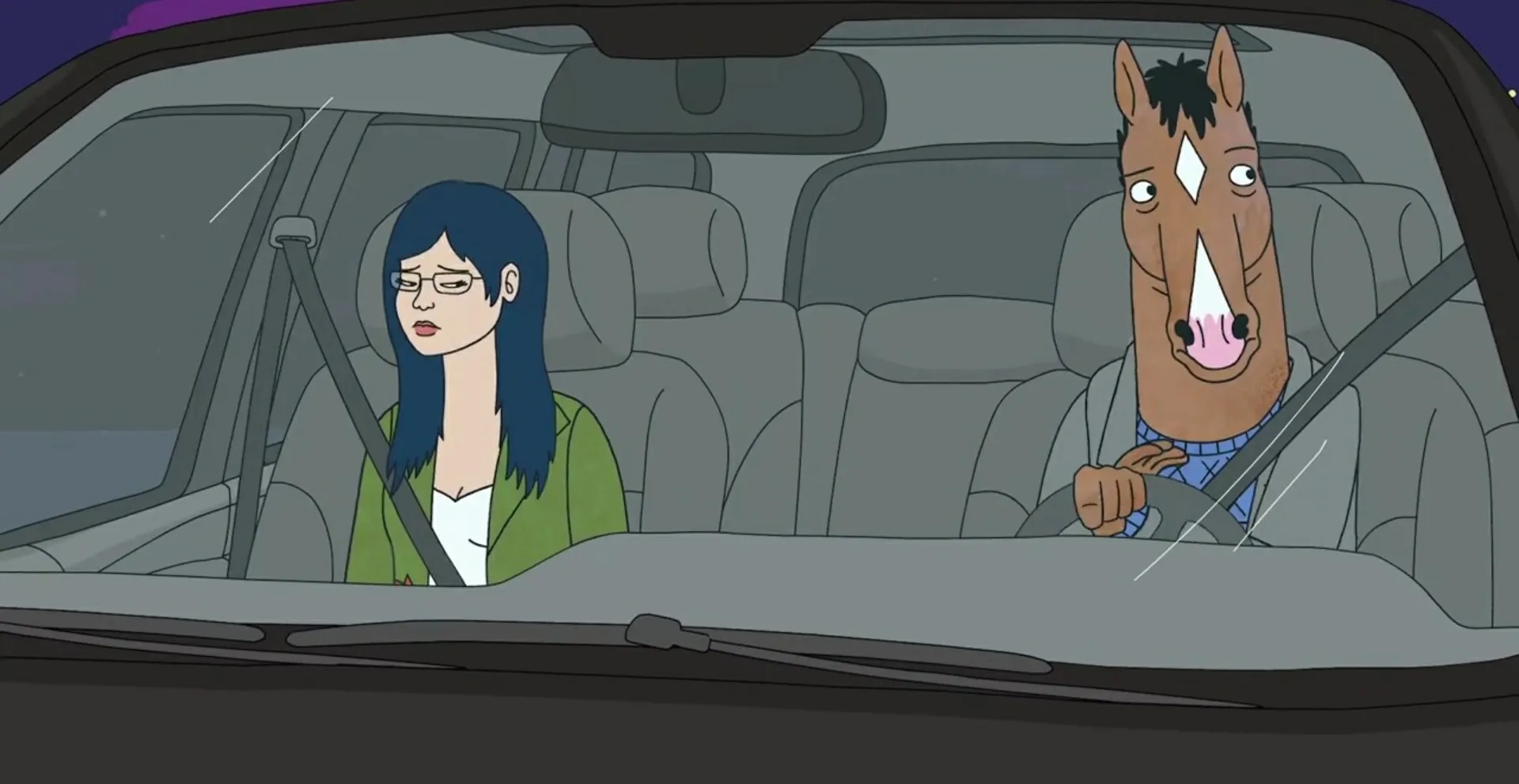 Will Arnett and Alison Brie in BoJack Horseman (2014)