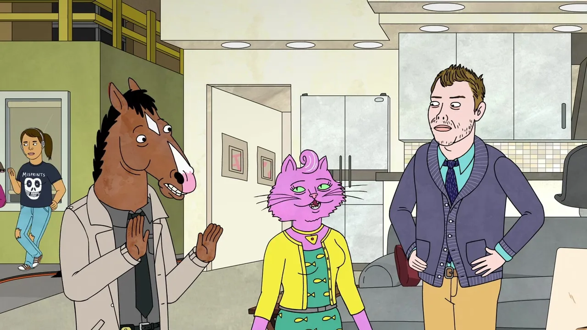 Will Arnett and Amy Sedaris in BoJack Horseman (2014)