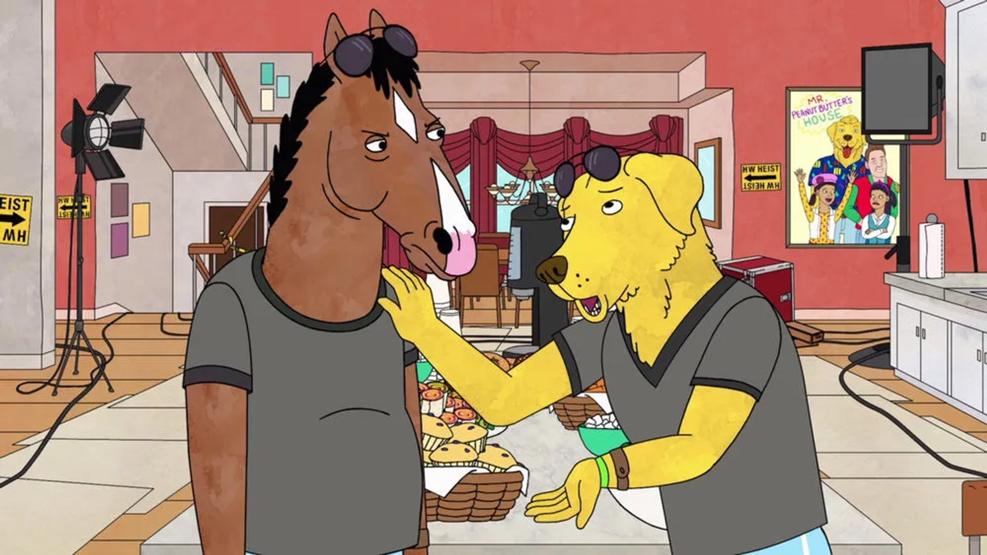 Will Arnett and Paul F. Tompkins in BoJack Horseman (2014)