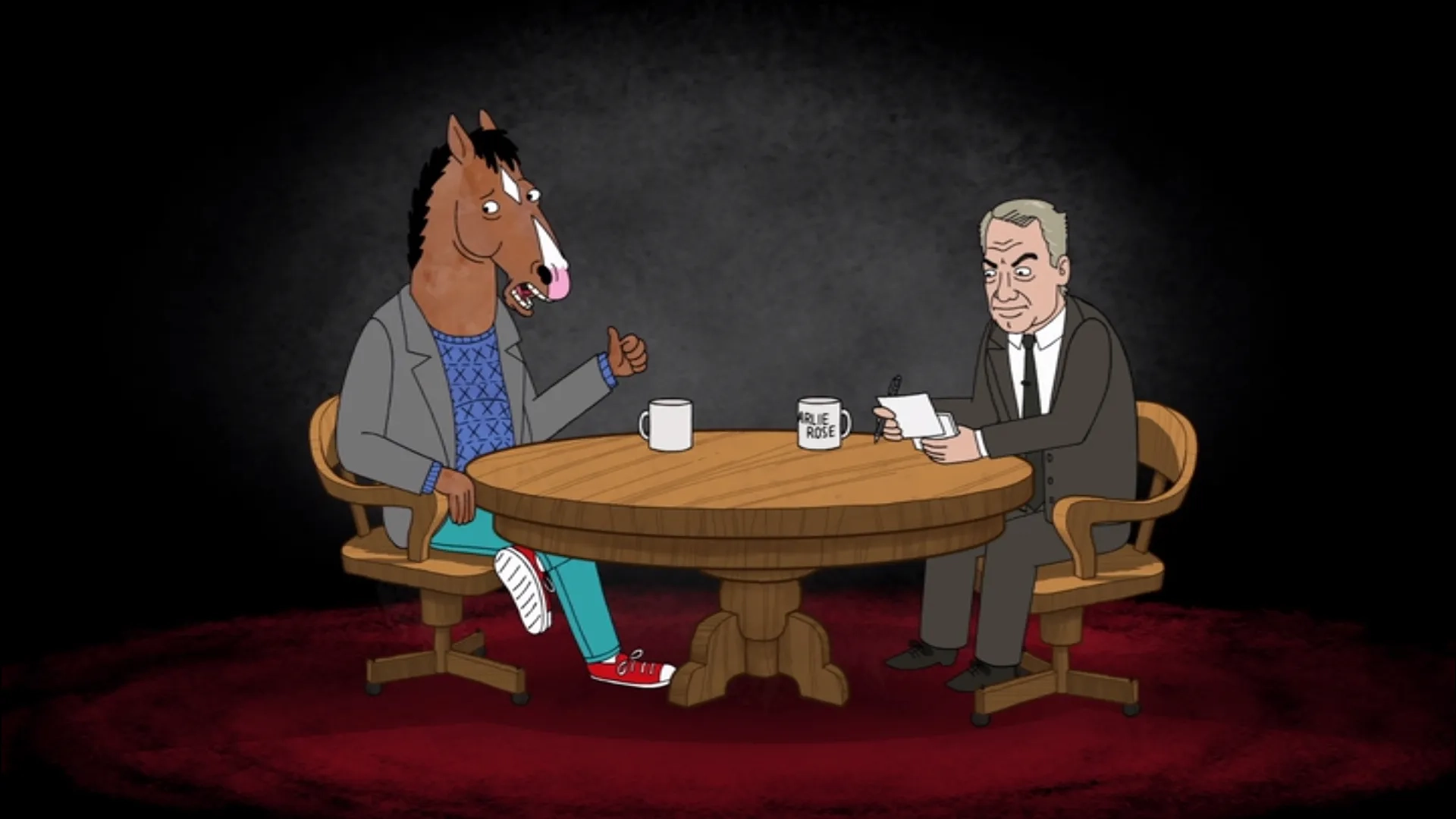 Will Arnett and Patton Oswalt in BoJack Horseman (2014)