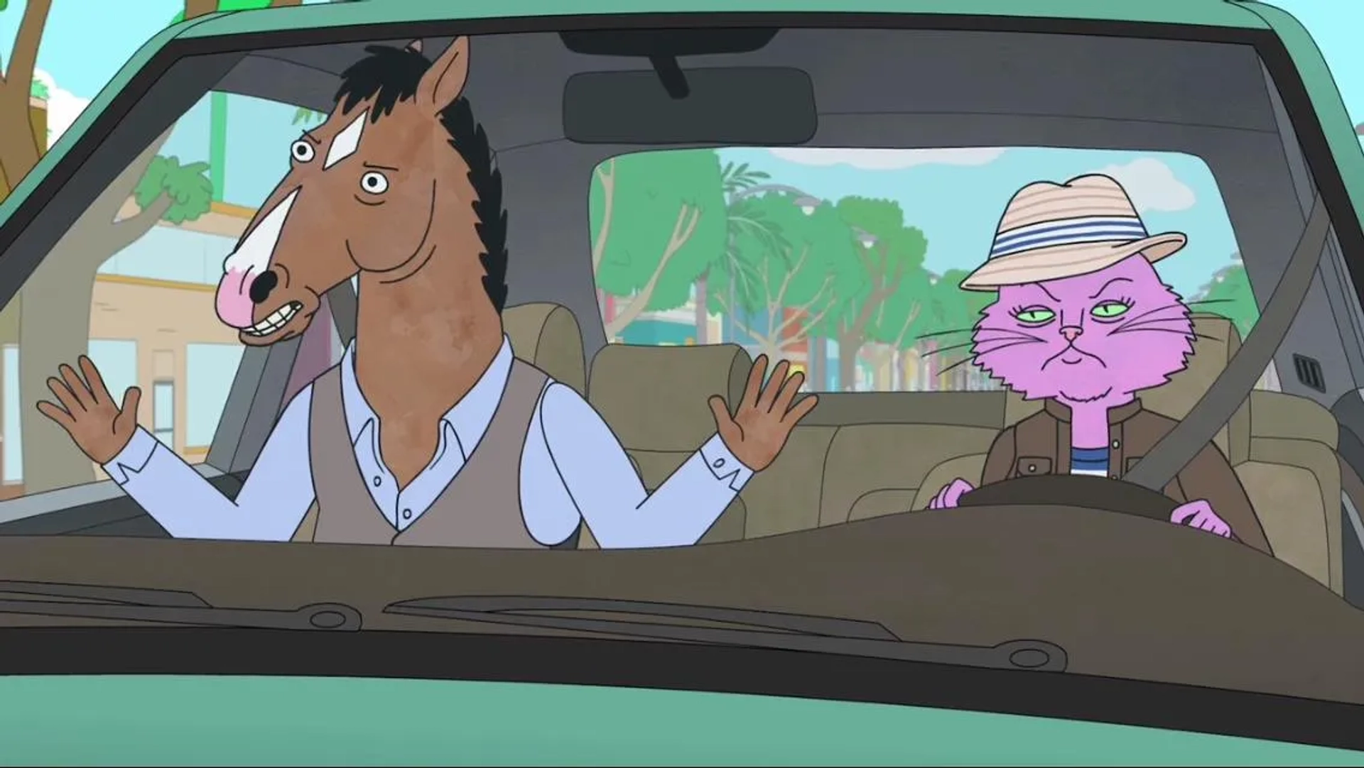 Will Arnett and Amy Sedaris in BoJack Horseman (2014)