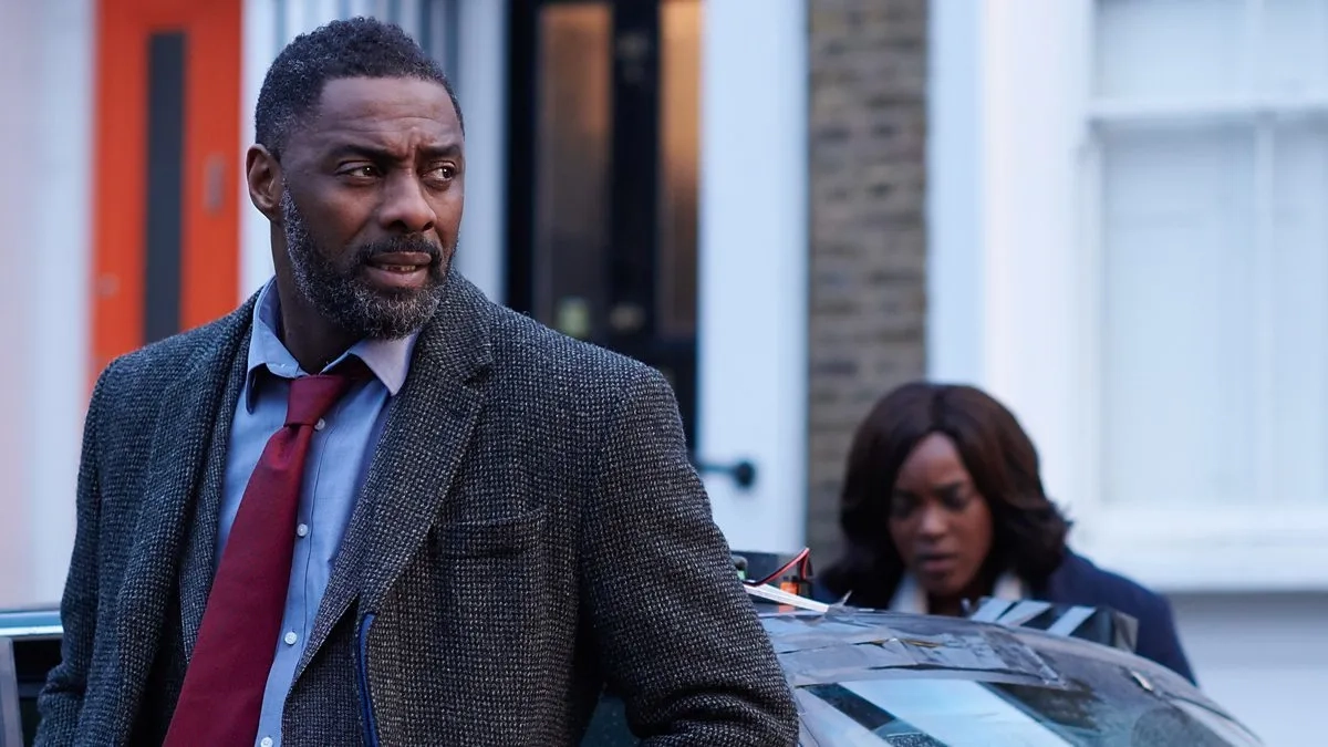 Idris Elba and Wunmi Mosaku in Luther (2010)