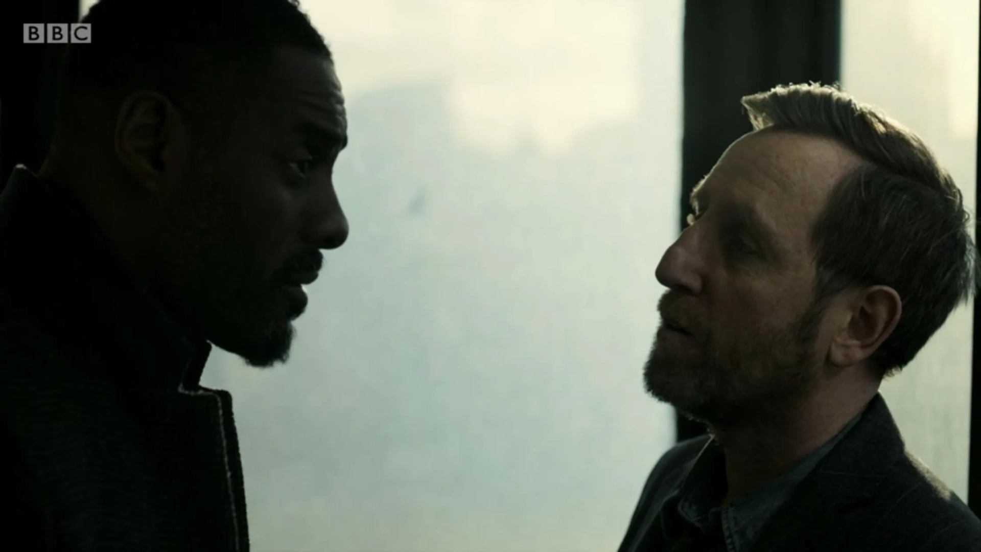 Idris Elba and Michael Smiley in Luther (2010)