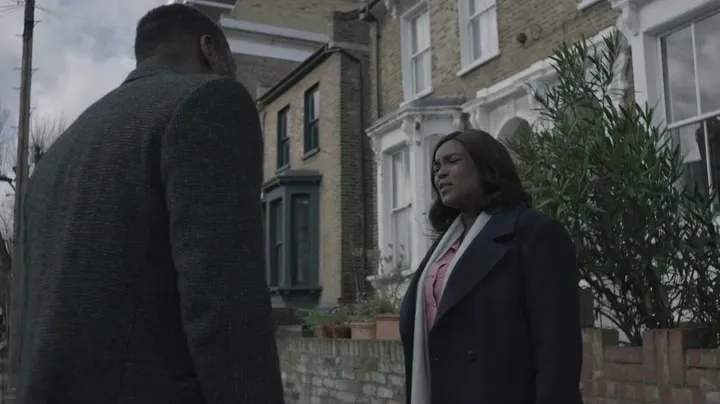 Idris Elba and Wunmi Mosaku in Luther (2010)