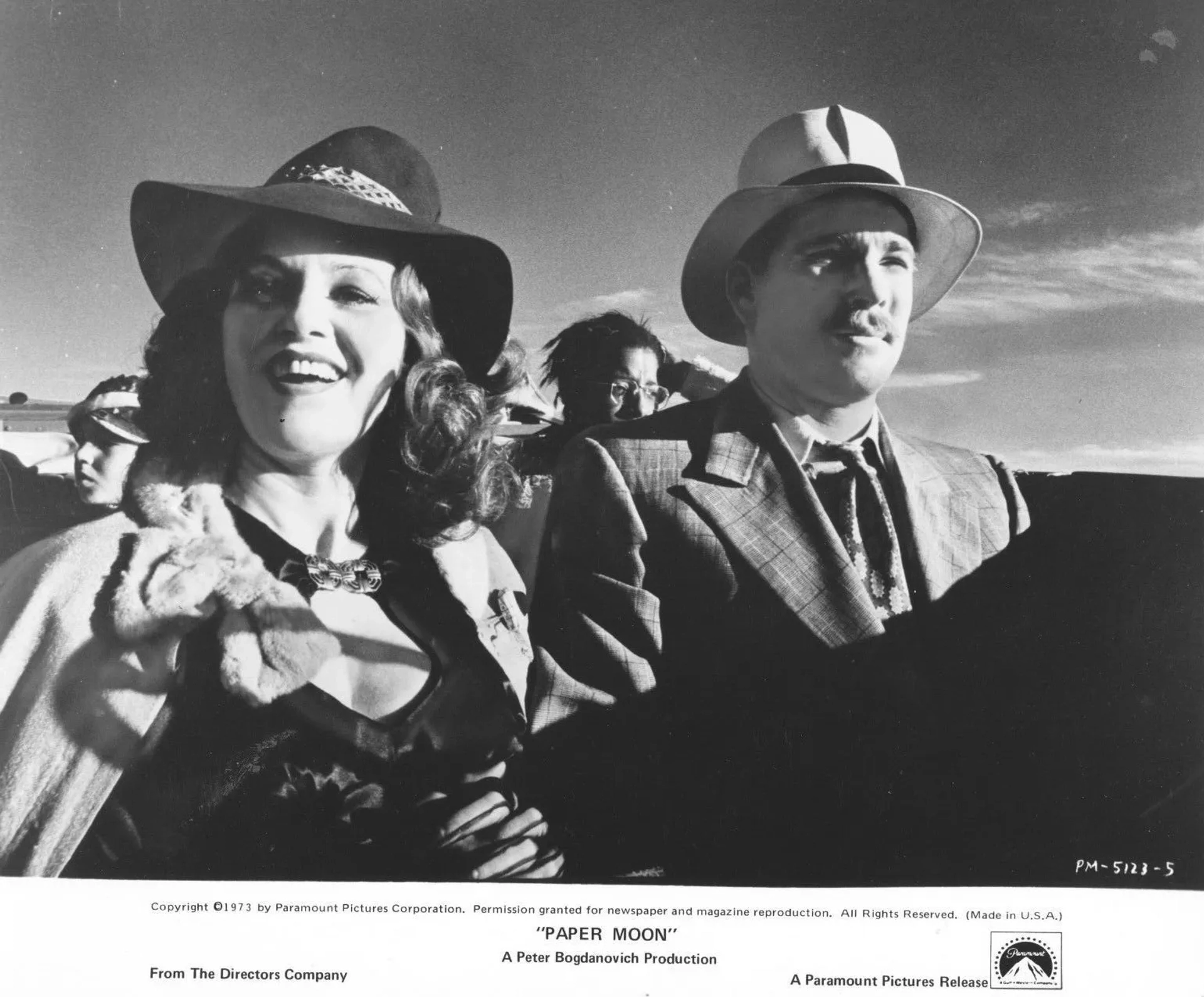 Madeline Kahn, Tatum O'Neal, P.J. Johnson, and Ryan O'Neal in Paper Moon (1973)