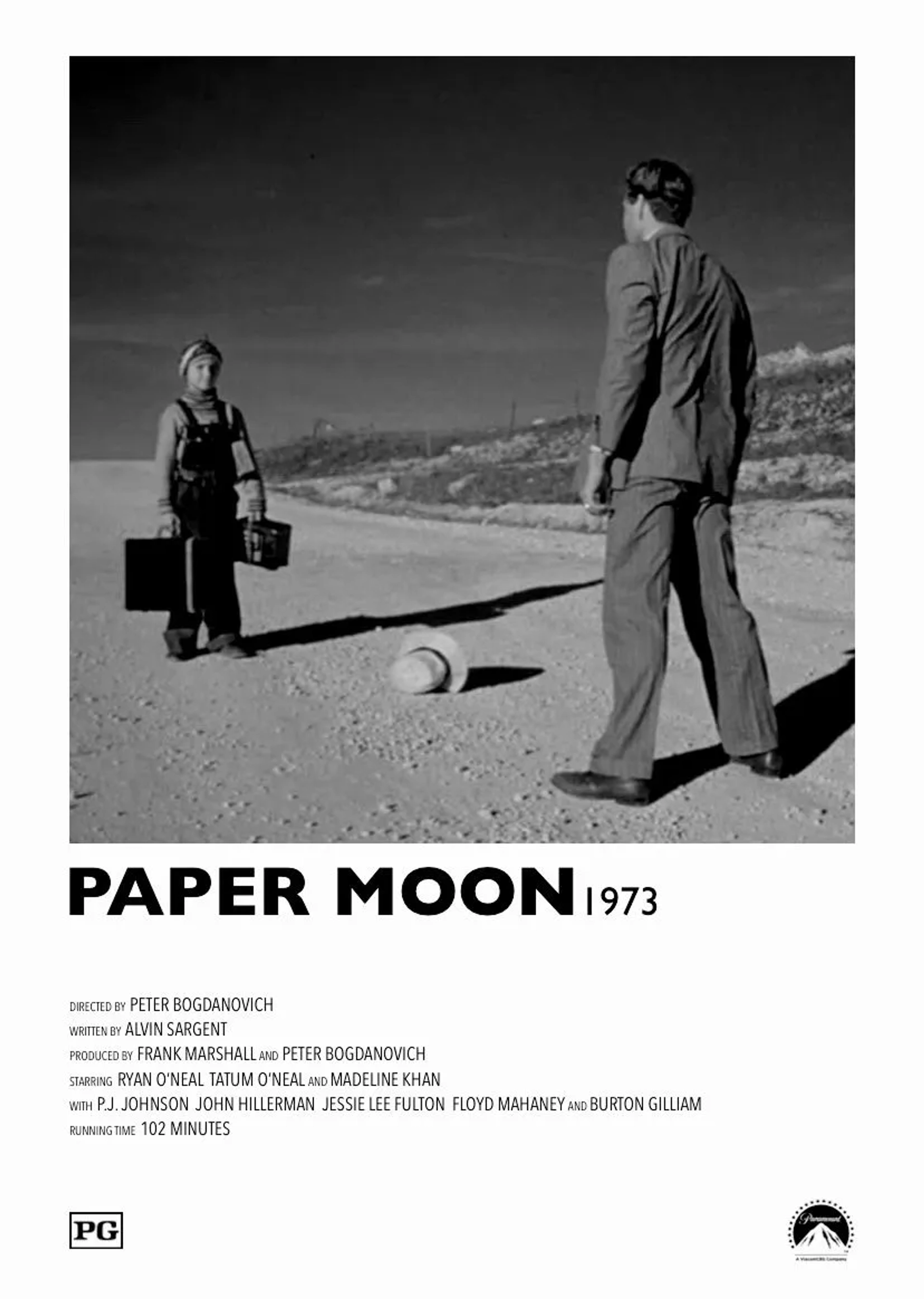 Tatum O'Neal and Ryan O'Neal in Paper Moon (1973)