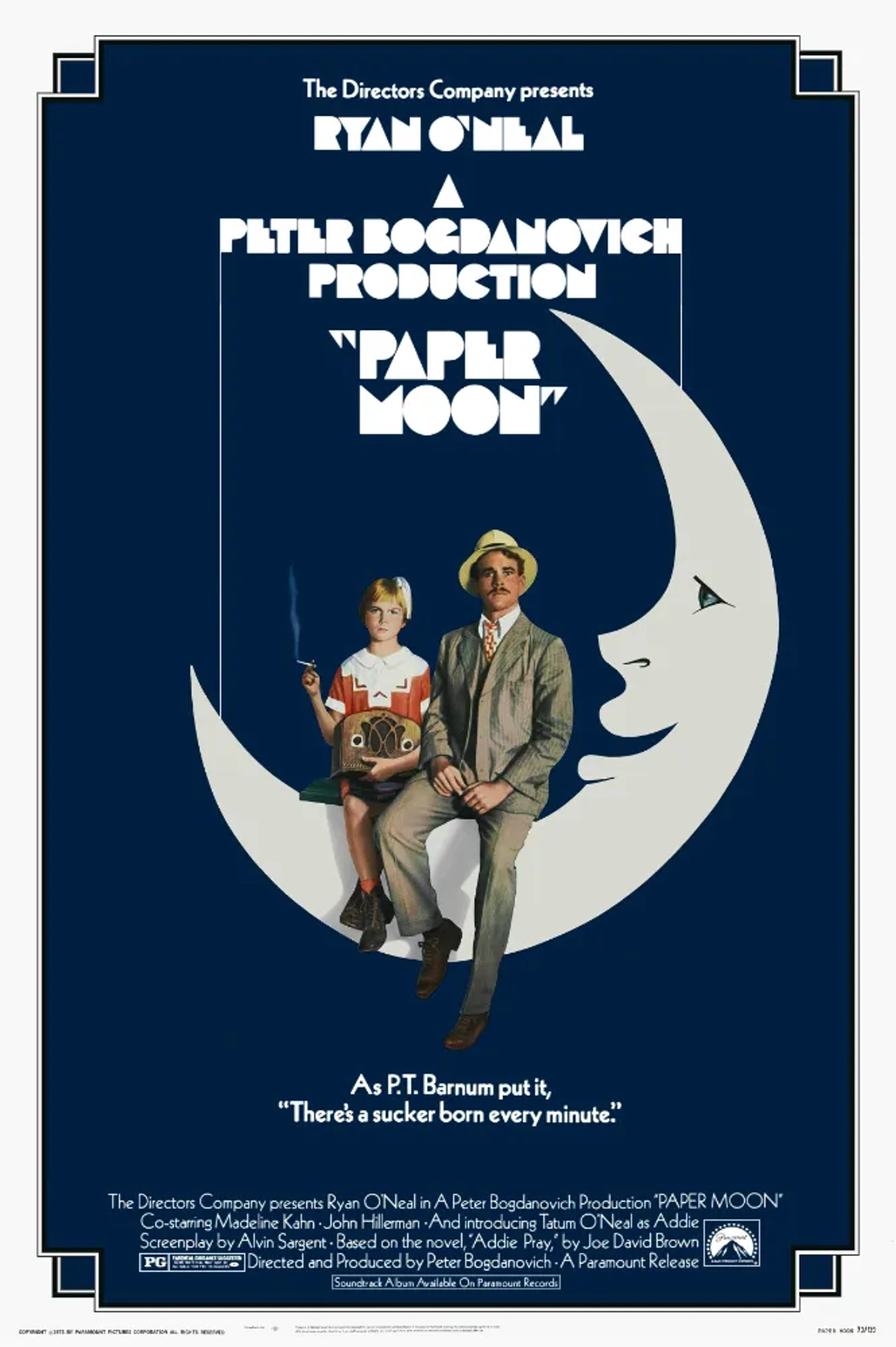 Tatum O'Neal and Ryan O'Neal in Paper Moon (1973)