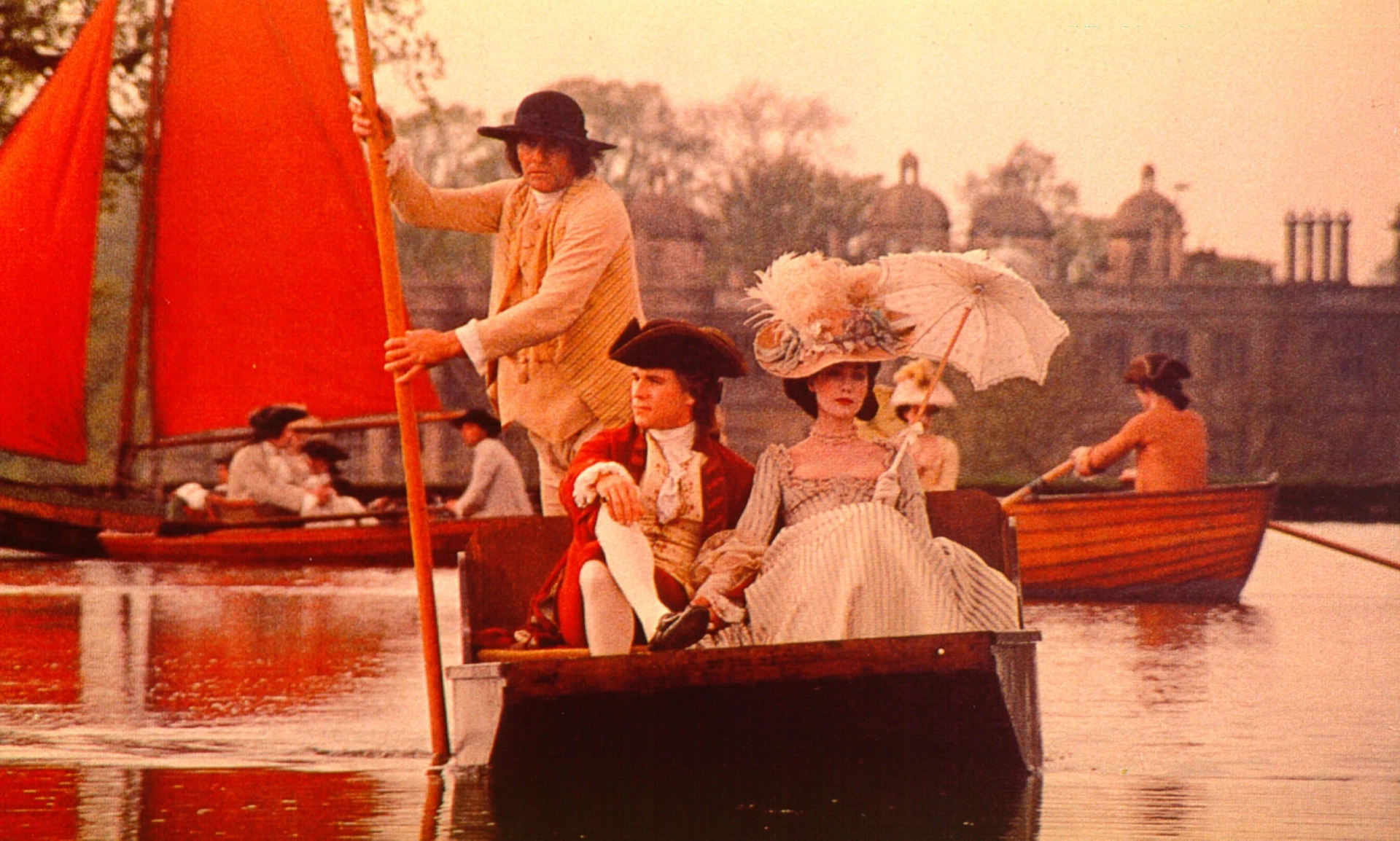 Marisa Berenson and Ryan O'Neal in Barry Lyndon (1975)