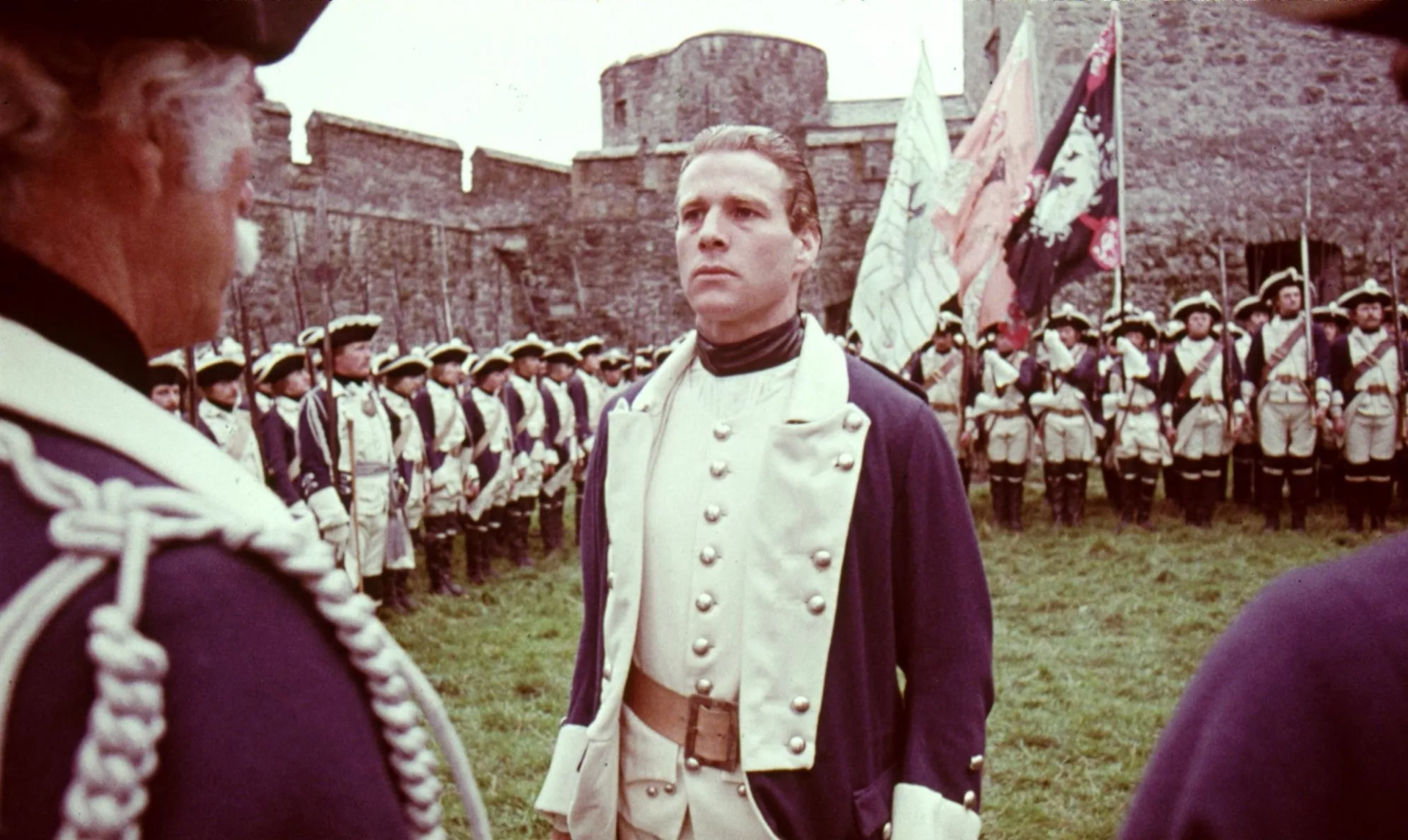 Ferdy Mayne and Ryan O'Neal in Barry Lyndon (1975)