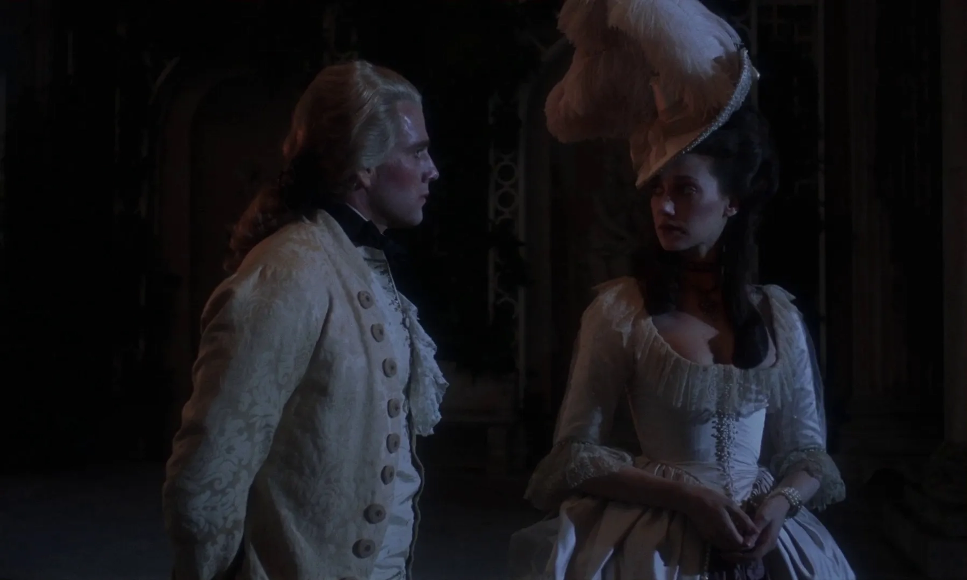 Marisa Berenson and Ryan O'Neal in Barry Lyndon (1975)