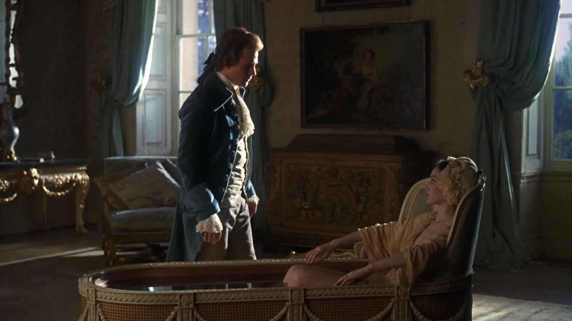 Marisa Berenson and Ryan O'Neal in Barry Lyndon (1975)