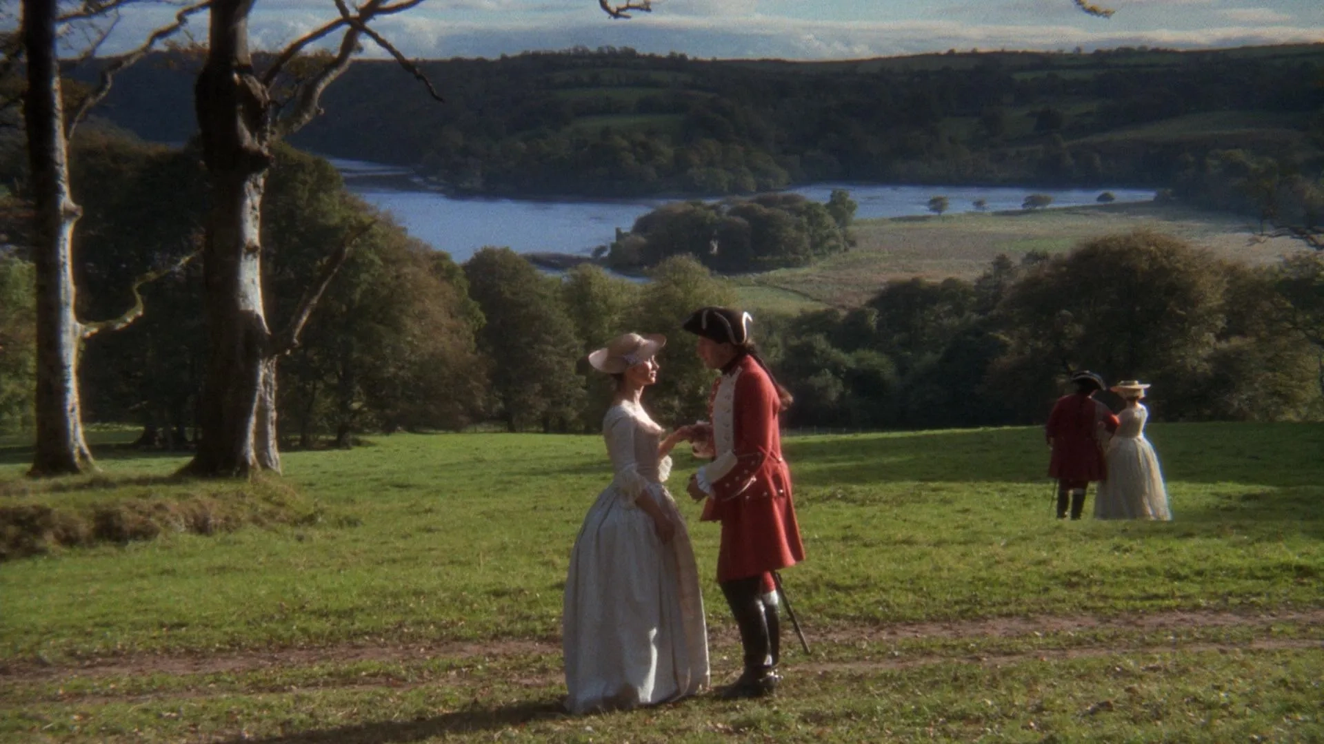 Gay Hamilton and Leonard Rossiter in Barry Lyndon (1975)