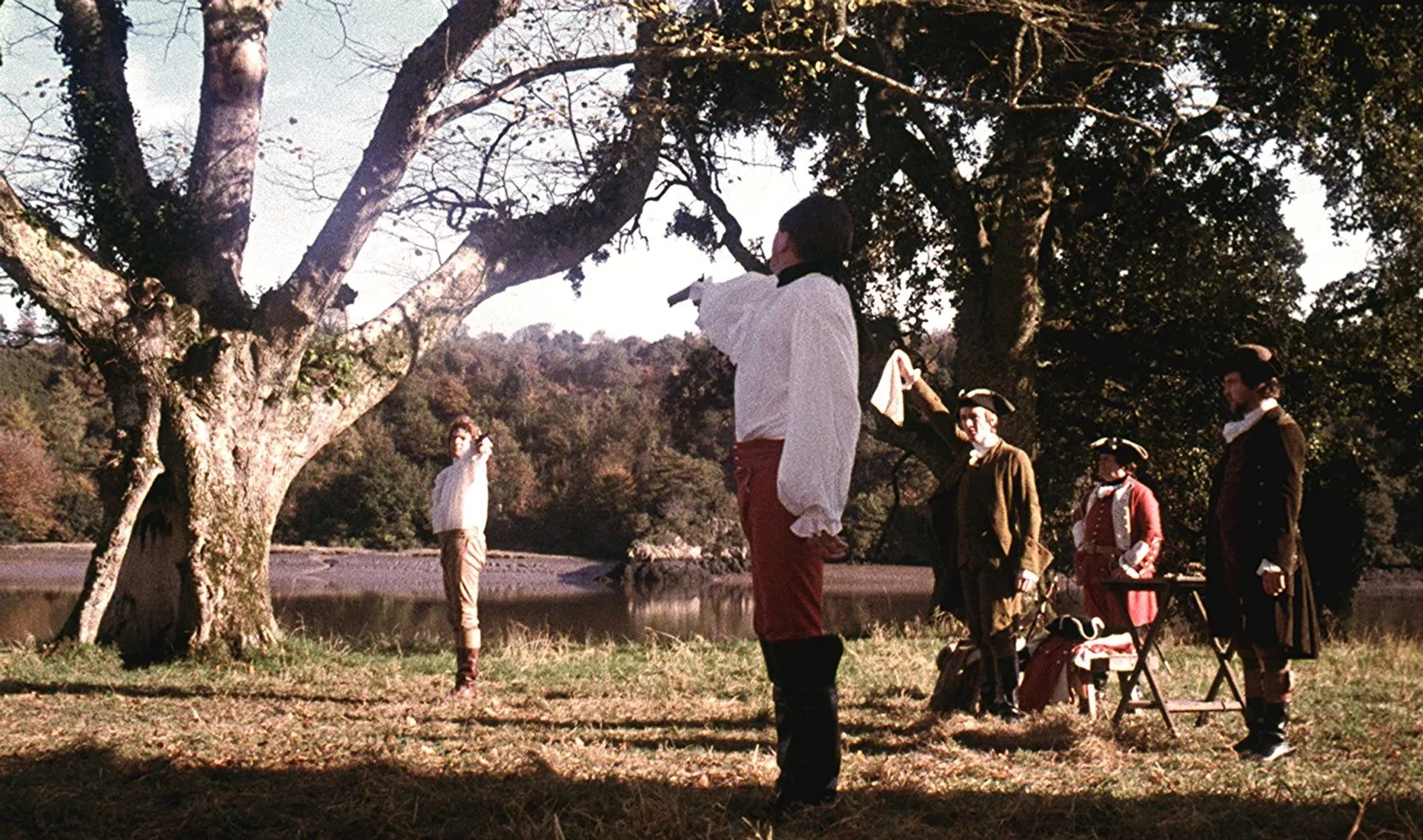 Ryan O'Neal, Godfrey Quigley, and Leonard Rossiter in Barry Lyndon (1975)