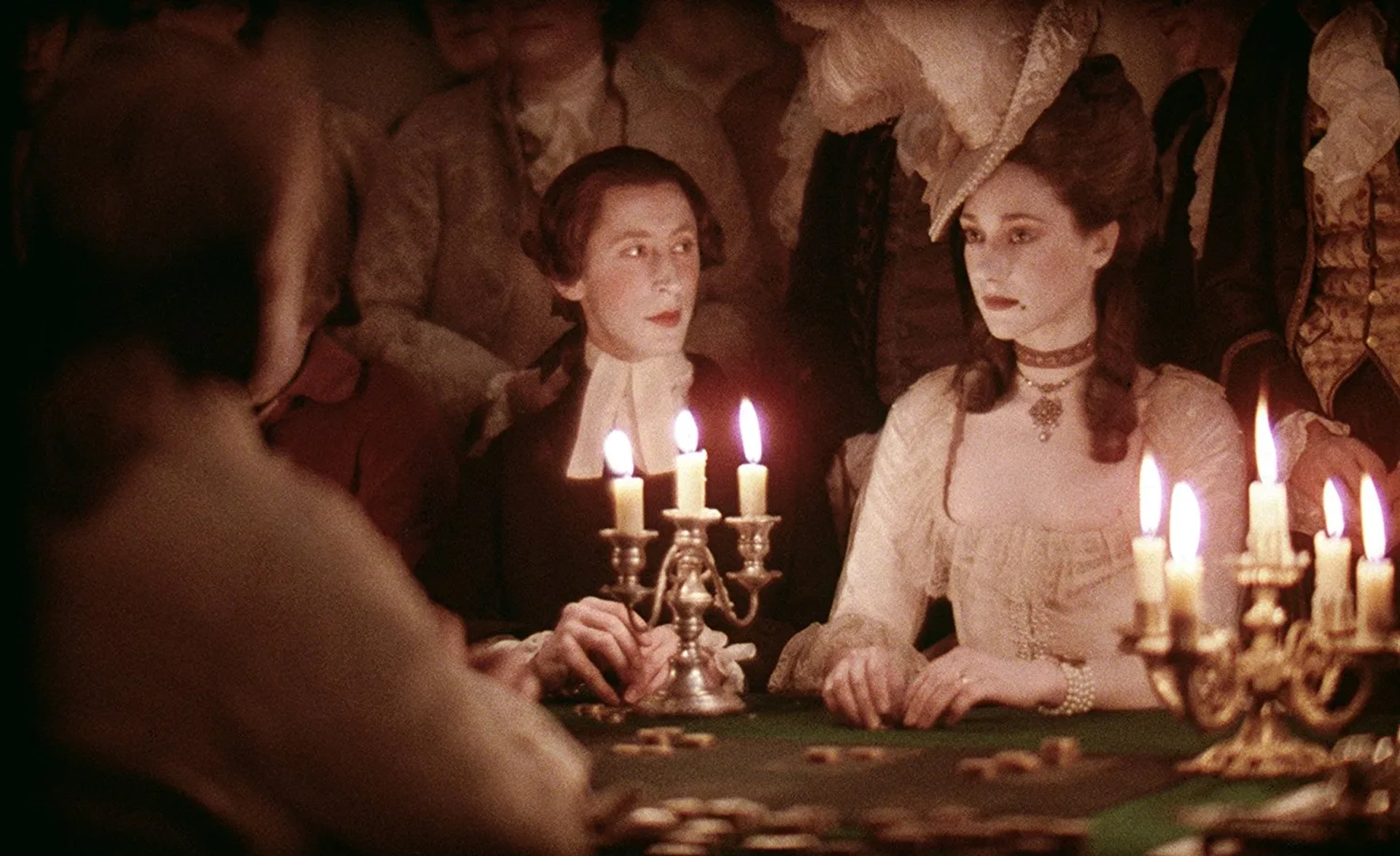 Marisa Berenson, Murray Melvin, and Ryan O'Neal in Barry Lyndon (1975)