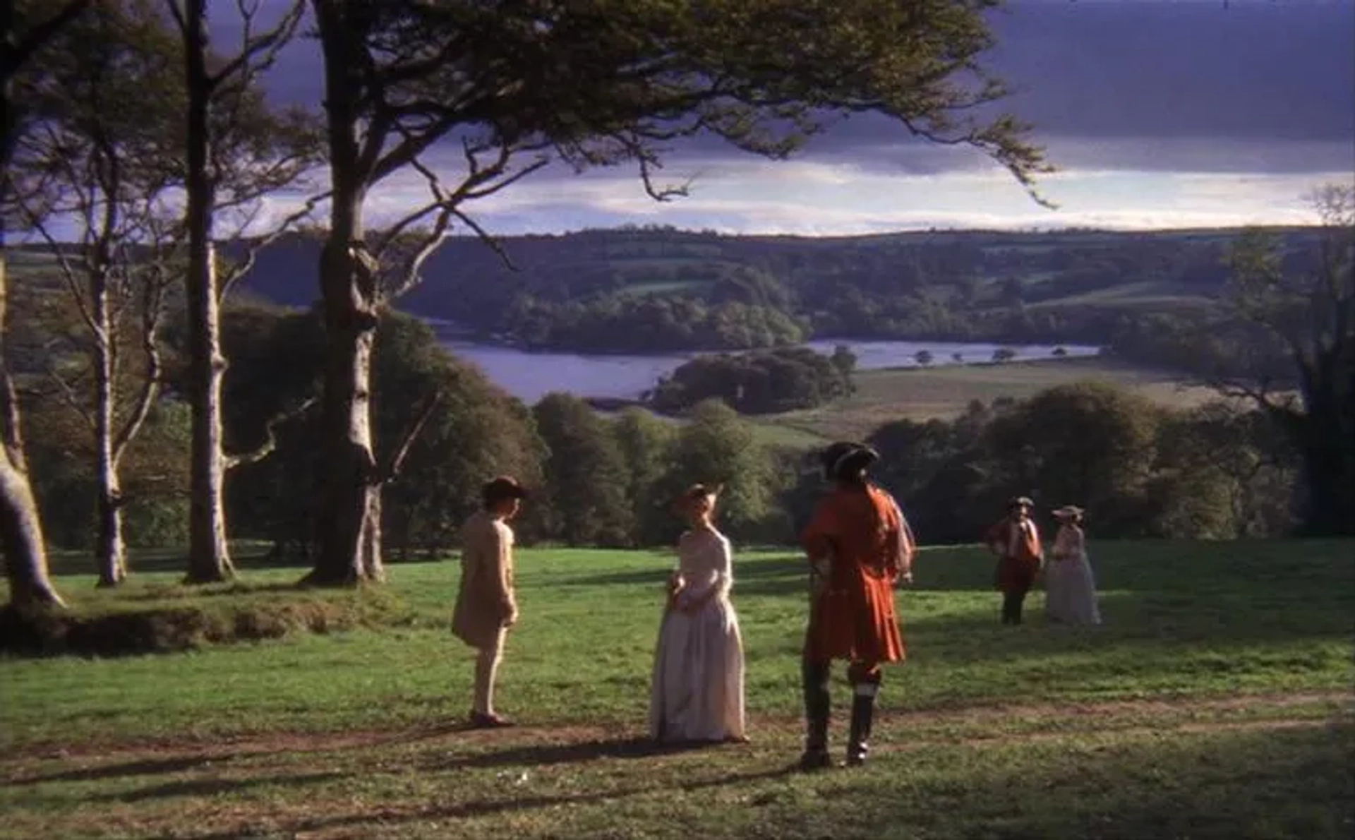 Gay Hamilton, Ryan O'Neal, and Leonard Rossiter in Barry Lyndon (1975)