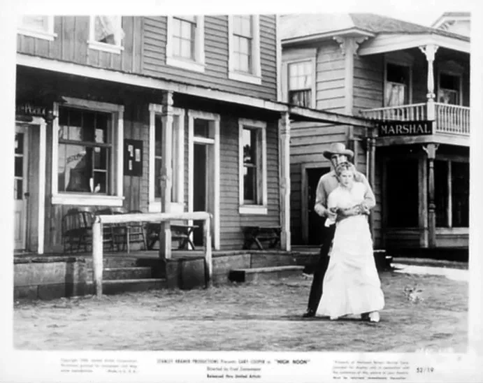 Grace Kelly and Ian MacDonald in High Noon (1952)