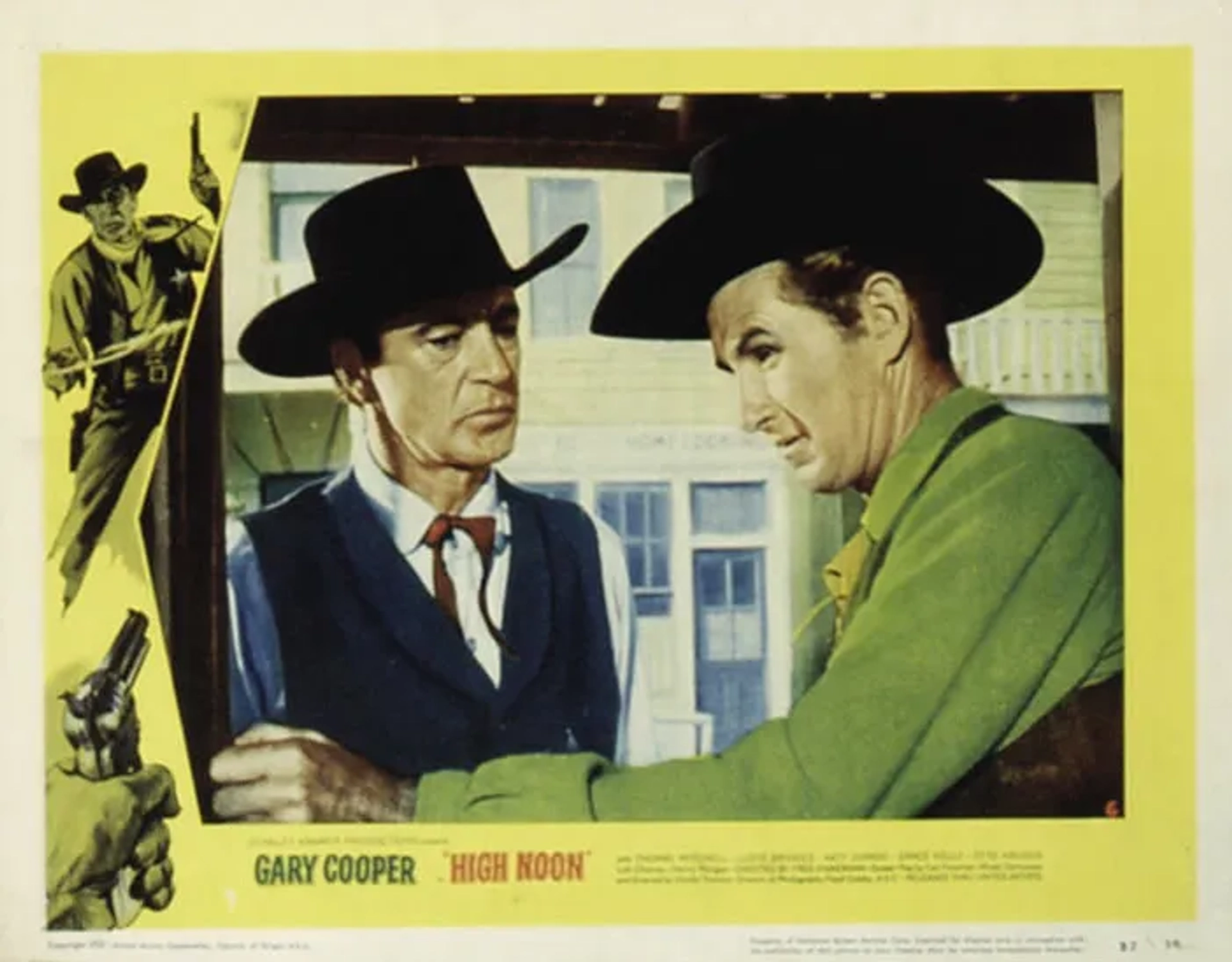 Gary Cooper and Lloyd Bridges in High Noon (1952)