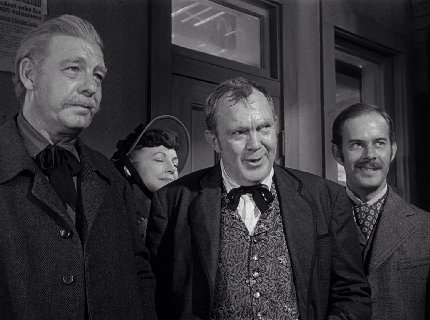 Lon Chaney Jr., Thomas Mitchell, and Harry Morgan in High Noon (1952)