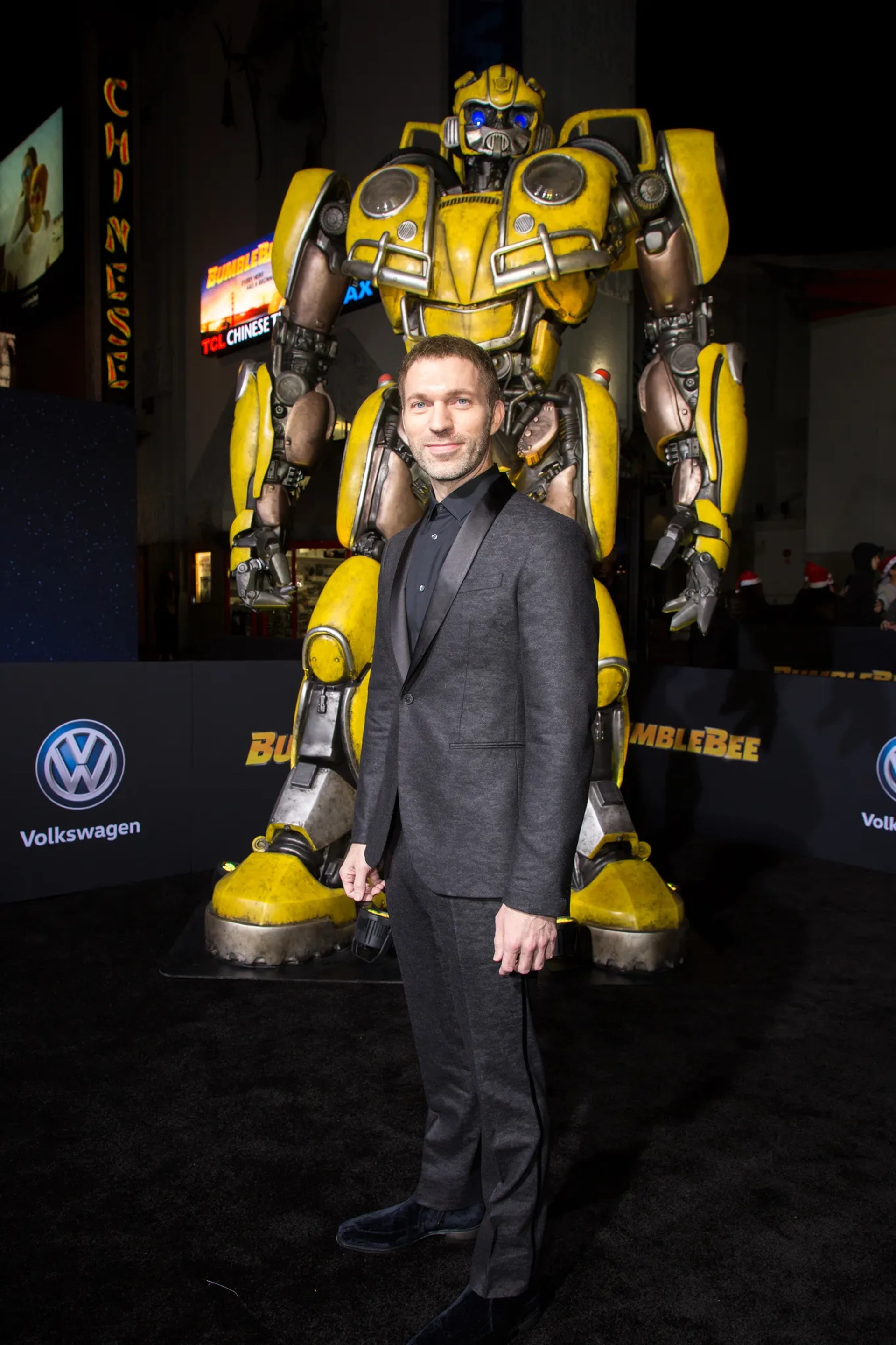 Travis Knight at an event for Bumblebee (2018)