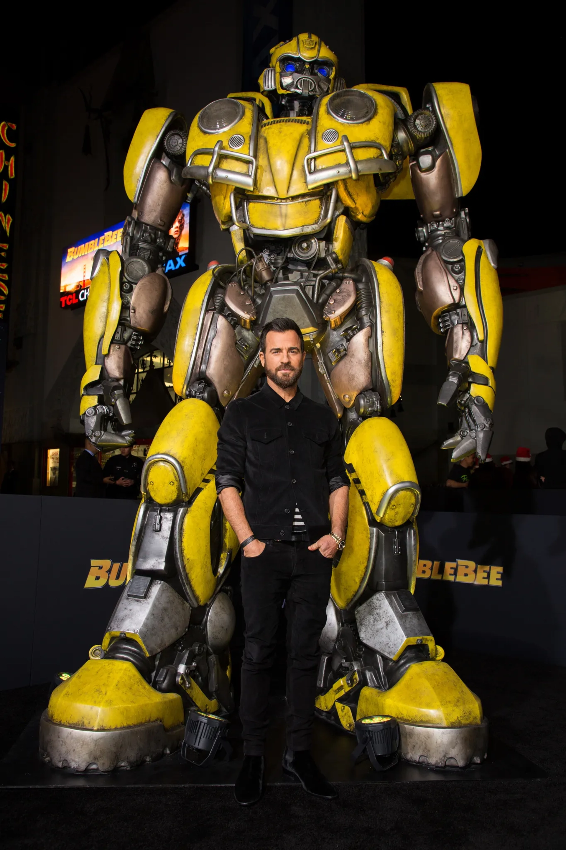 Justin Theroux at an event for Bumblebee (2018)