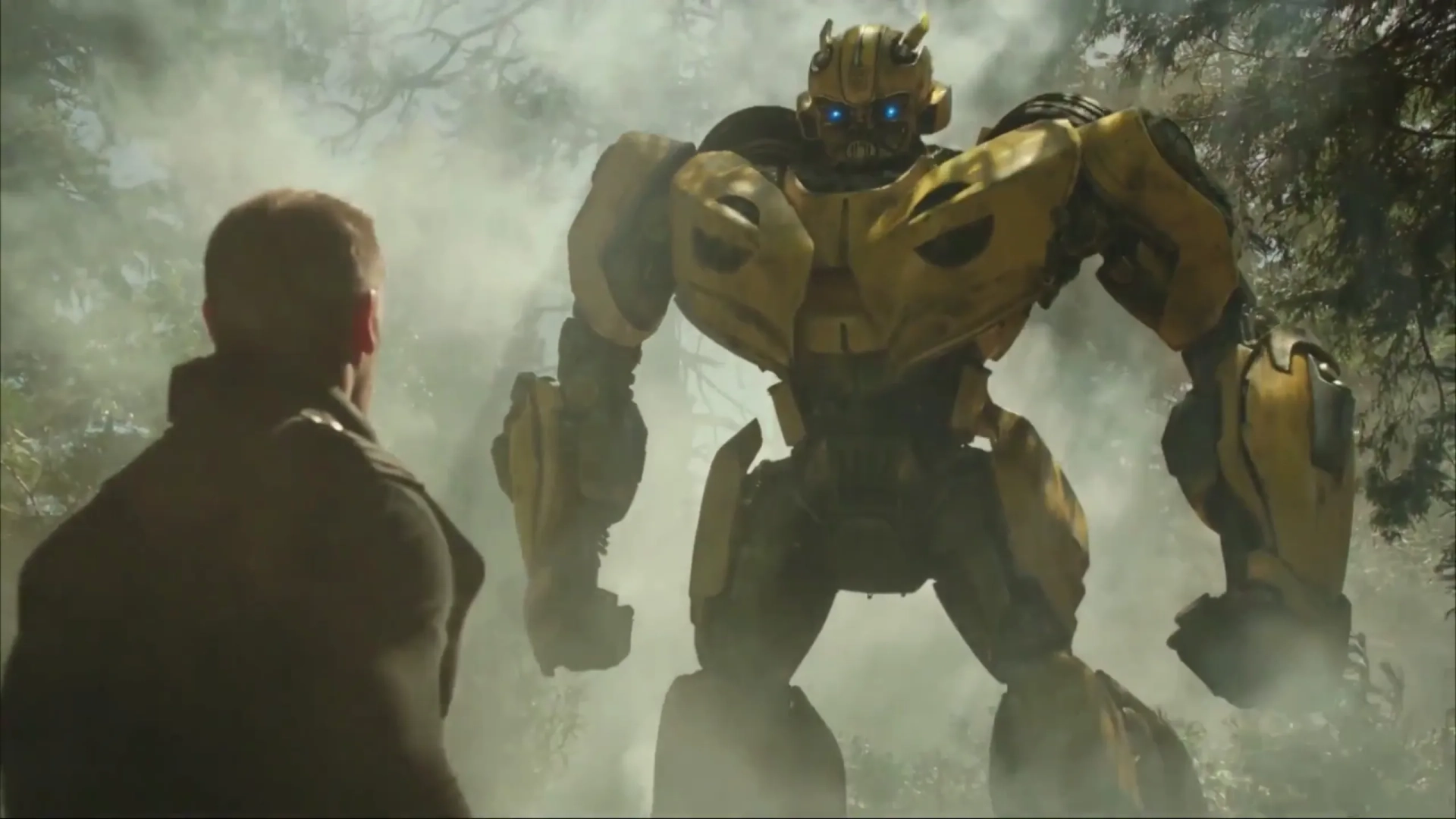 John Cena and Dylan O'Brien in Bumblebee (2018)