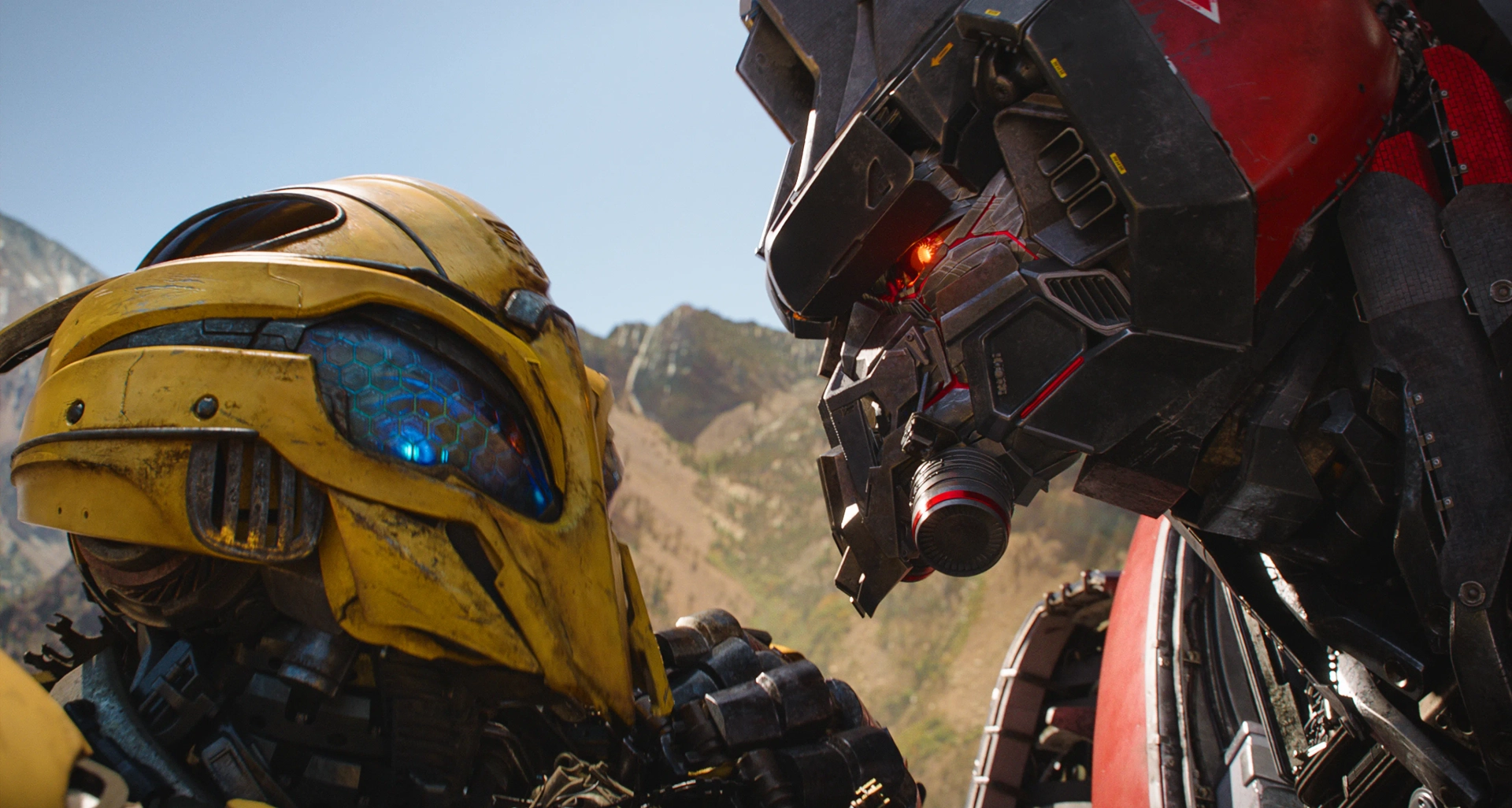 David Sobolov and Dylan O'Brien in Bumblebee (2018)