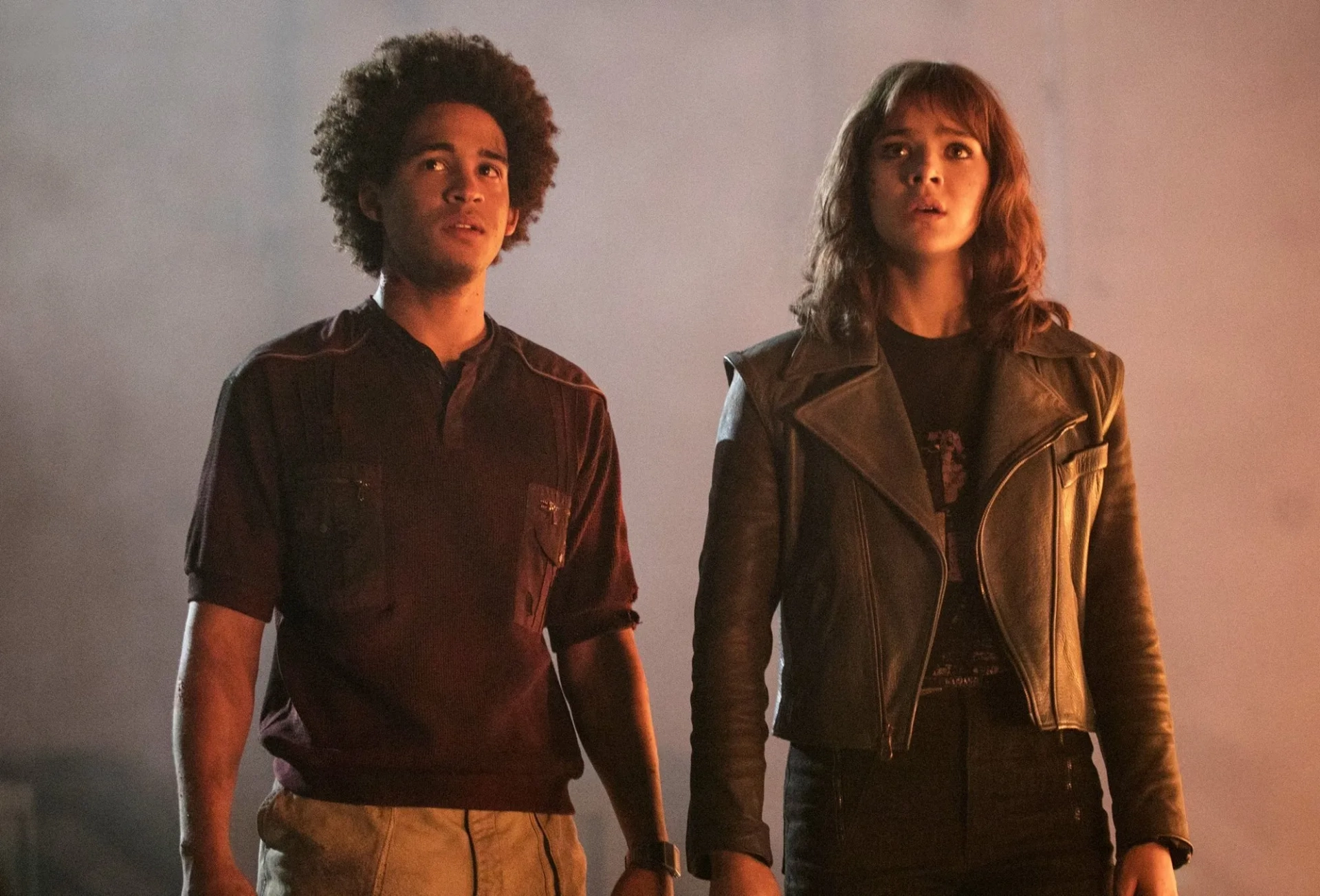 Hailee Steinfeld and Jorge Lendeborg Jr. in Bumblebee (2018)