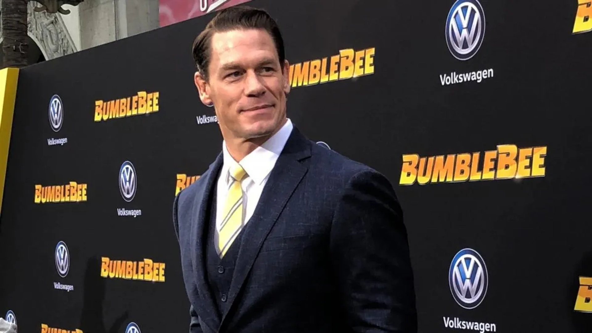 John Cena at an event for Bumblebee (2018)