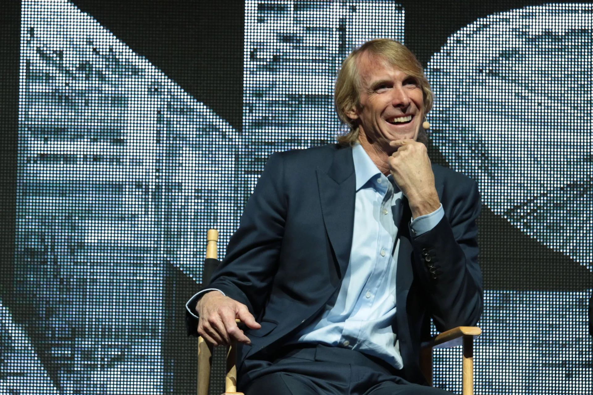 Michael Bay at an event for Transformers: The Last Knight (2017)